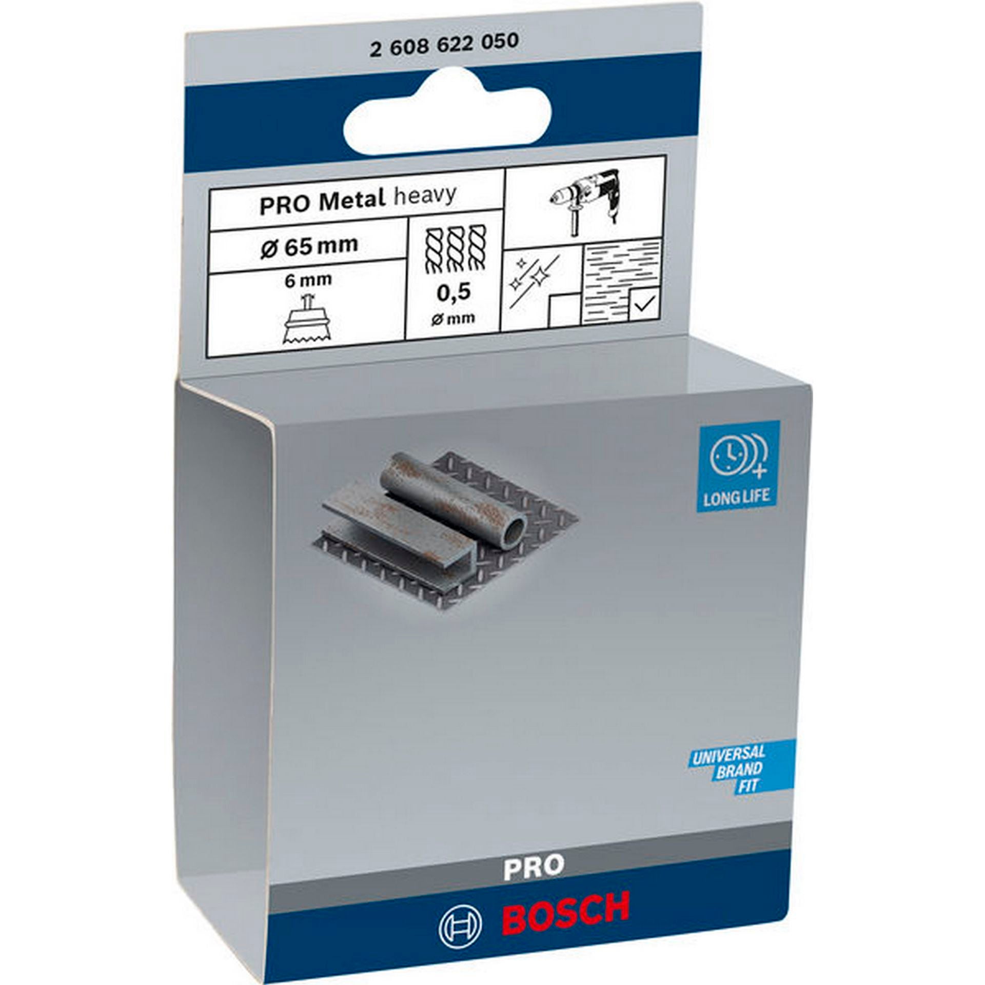 Bosch PRO Metal heavy Topfbürste, gerader Schaft, 65 x 0,5 mm #2608622050