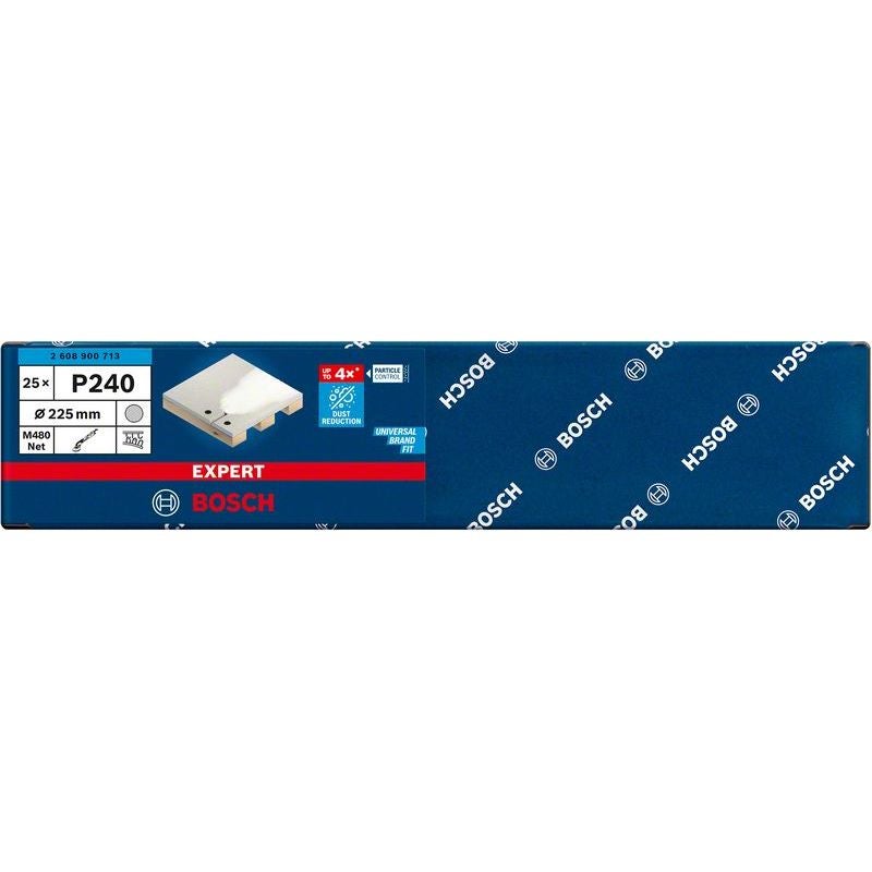Bosch EXPERT M480 Schleifnetzscheibe, 225mm, K240, 25-tlg. #2608900713