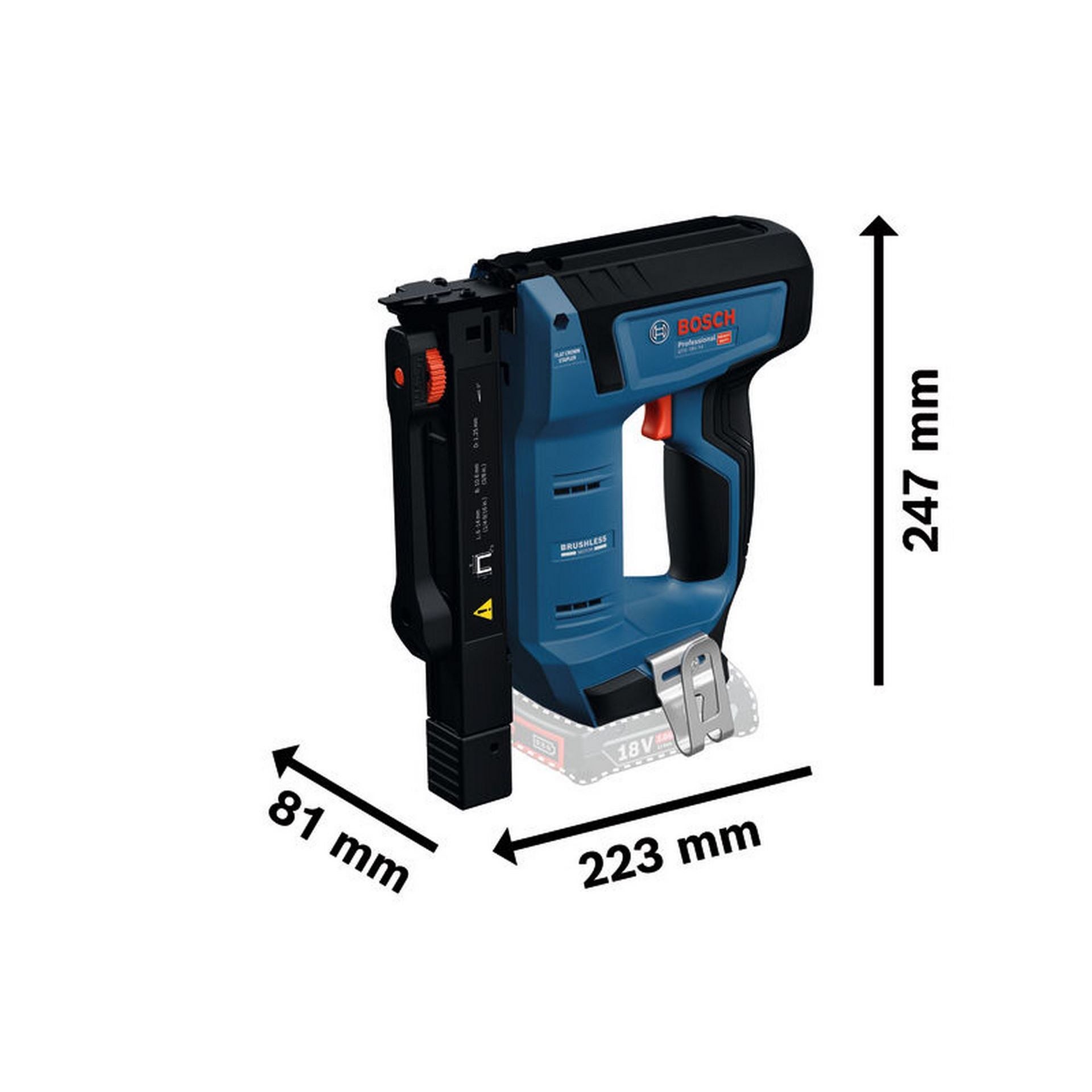 Bosch Akku-Holzklammerer GTH 18V-14 #0601482800