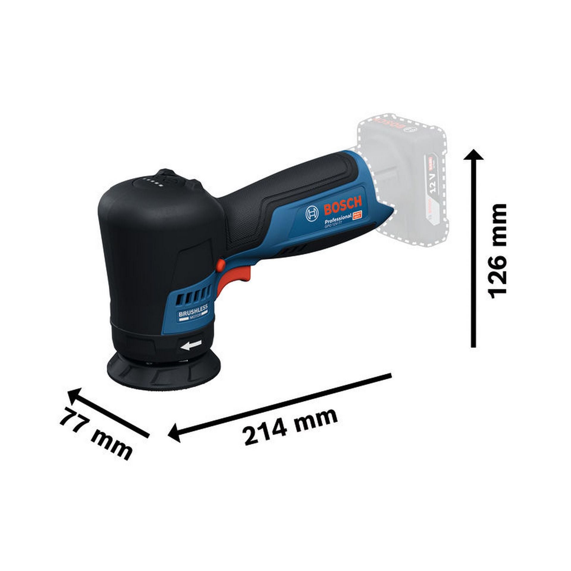 Bosch Polierer GPO 12V-77 #06019L3003