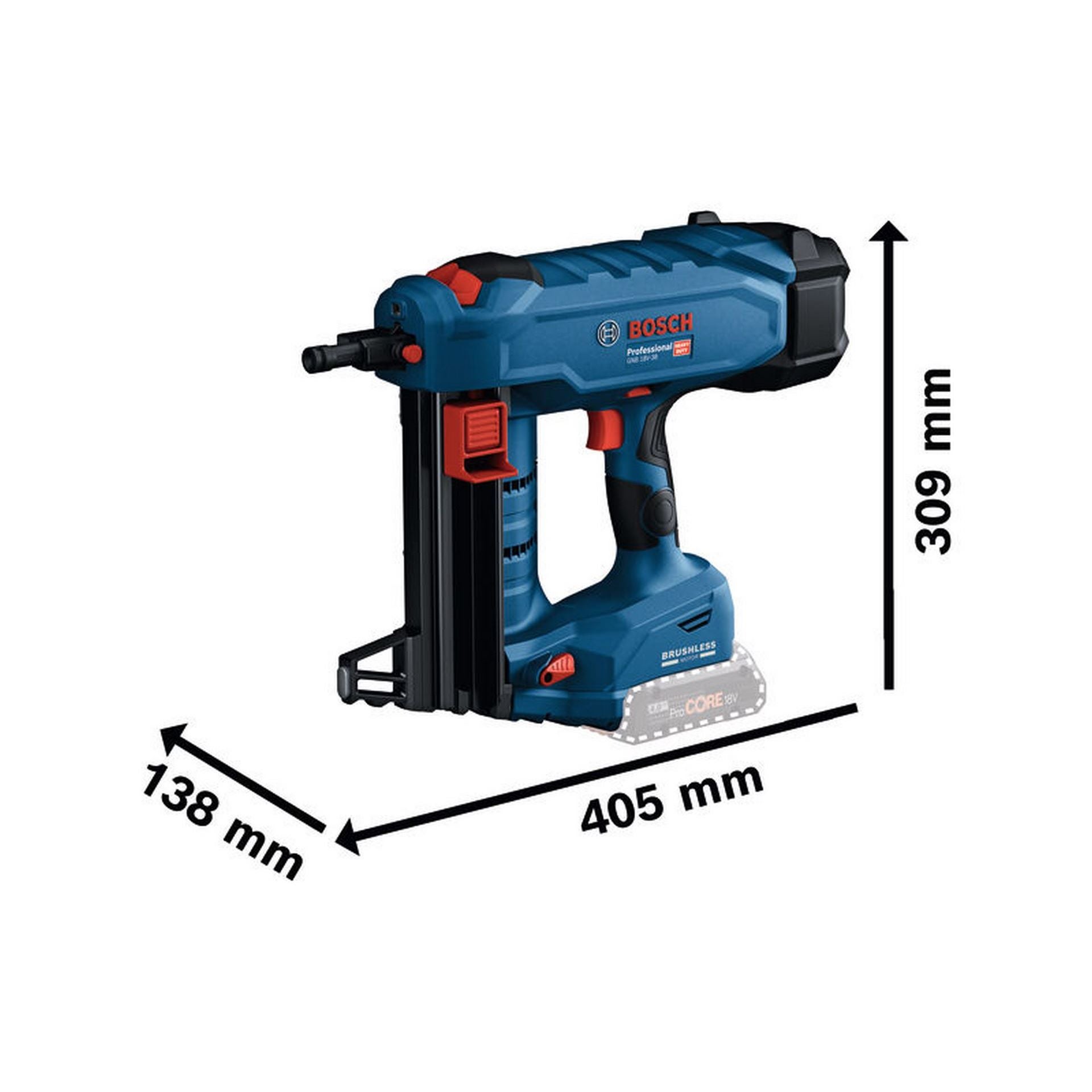 Bosch Akku-Betonnagler GNB 18V-38 #06019L7000