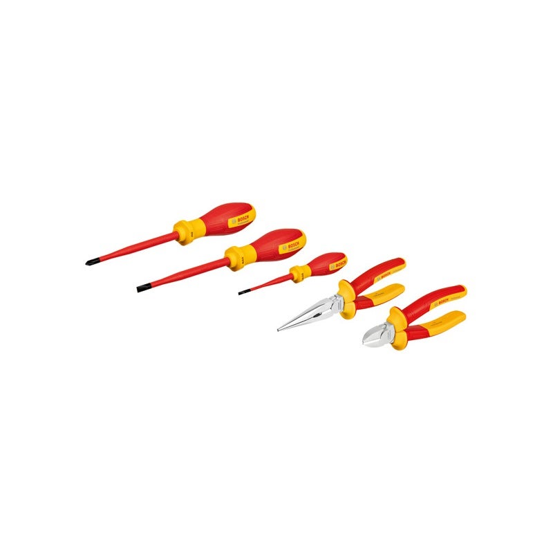 Bosch VDE Set mit verschiedenen Handwerkzeugen, 5-teilig #1600A02NG2