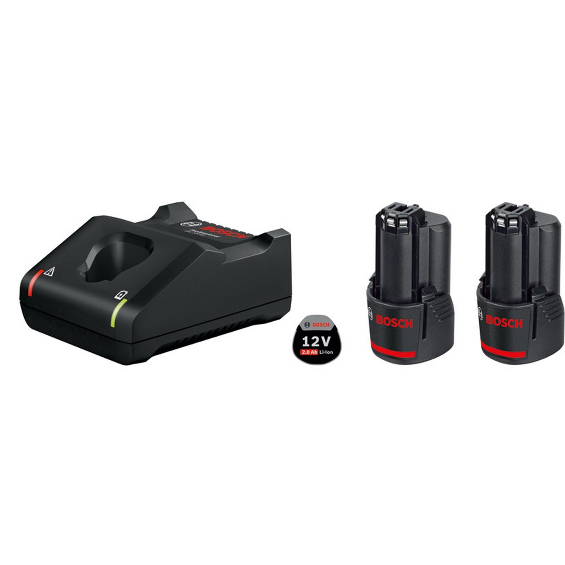 Bosch Starter-Set 2 x GBA 12V 2.0Ah + GAL 12V-40 #1600A019R8