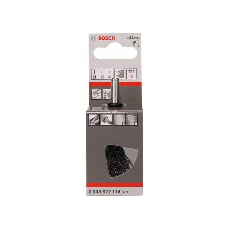 Bosch PRO Metal clean Topfbürste, gerader Schaft, 15 x 0,2 mm #2608622114