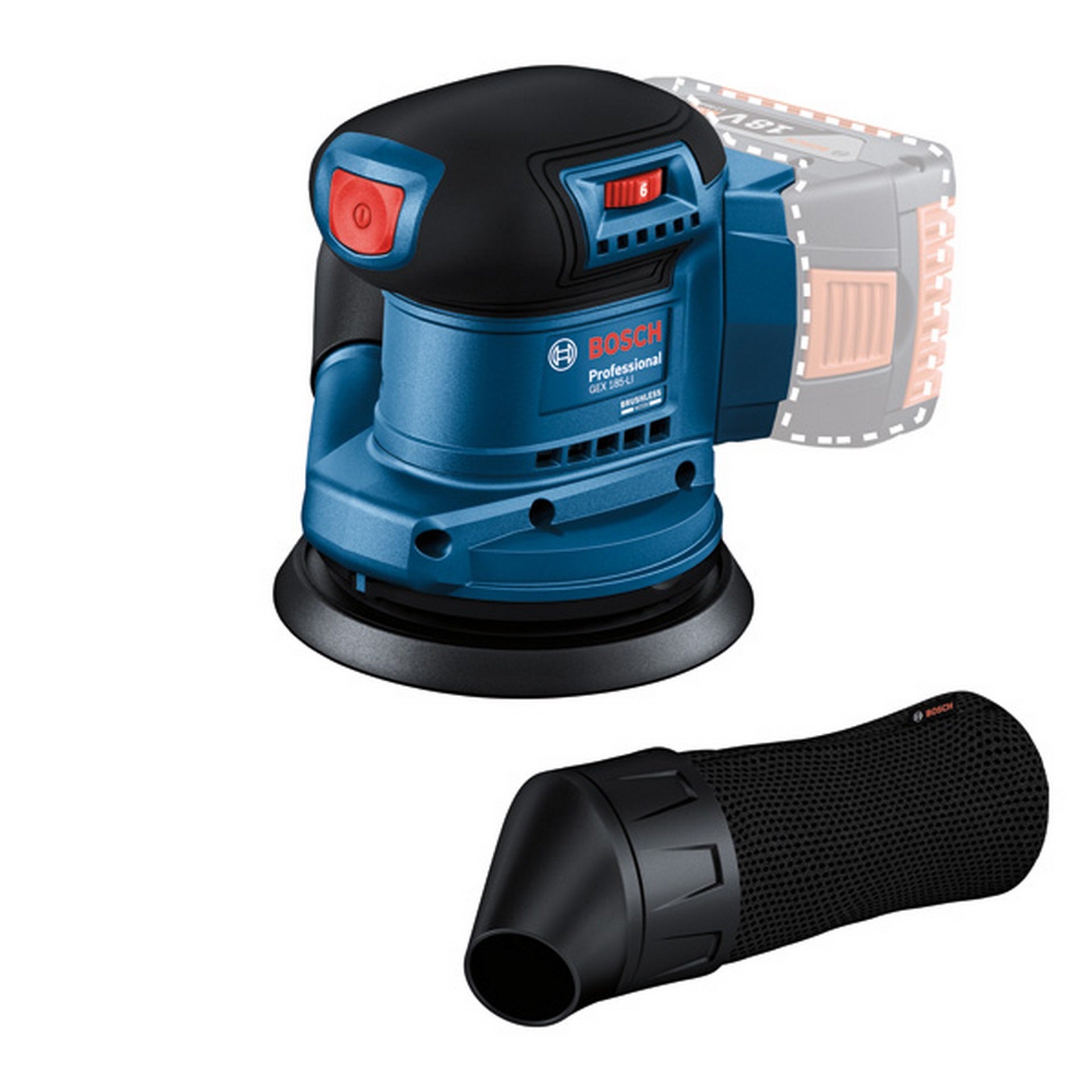 Bosch Exzenterschleifer GEX 185-LI #06013A5020