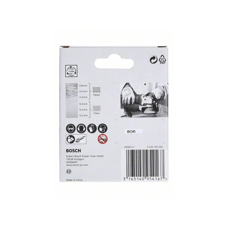 Bosch PRO Metal clean X-Lock Topfbürste, 75 x 0,30 mm, vermessingt #2608620730