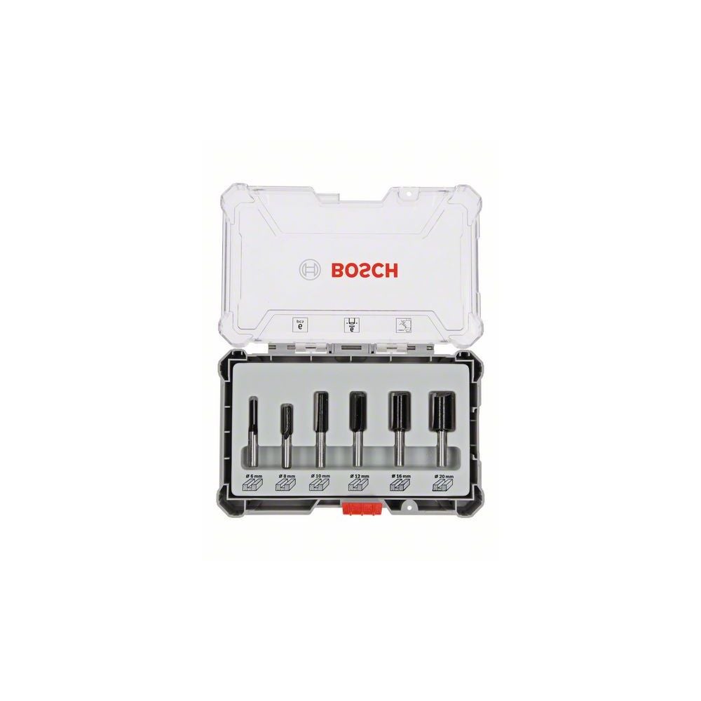 Bosch PRO Nutfräser-Set, Schaft 6 mm, 6-tlg. #2607017465