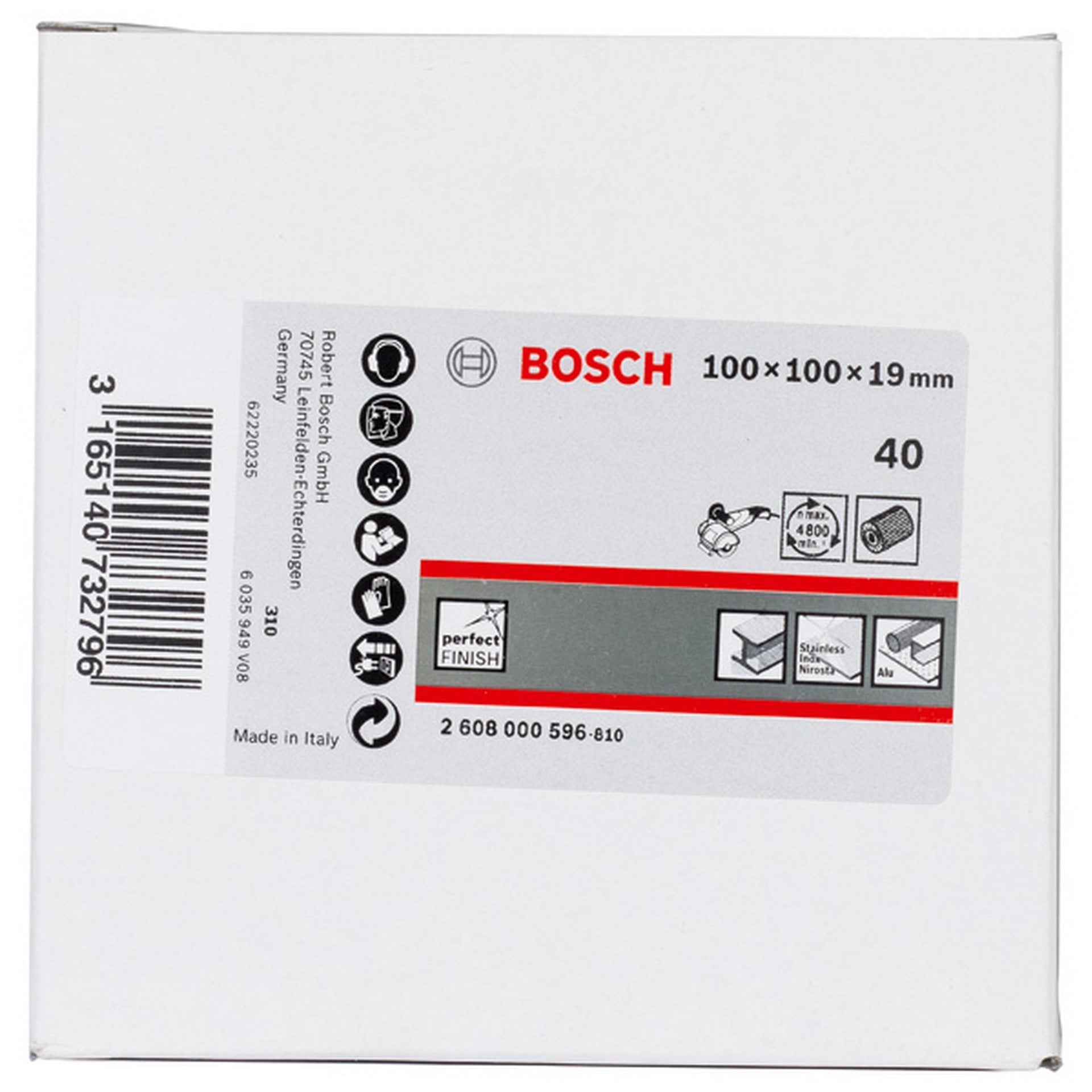 Bosch Lamellenschleifwalze, 19 mm, K 40, 100 mm #2608000596
