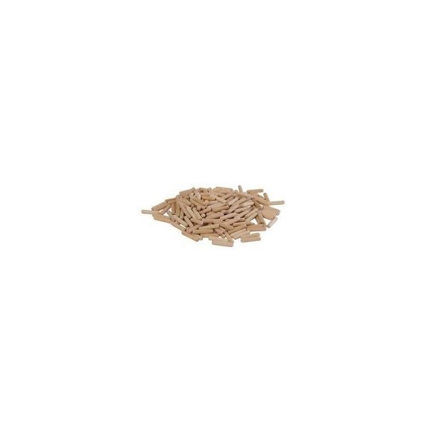 Holz Riffeldübel | Holzart: Buche | Format: 8 x 35 mm | 1 VPE = 1000 Stk.