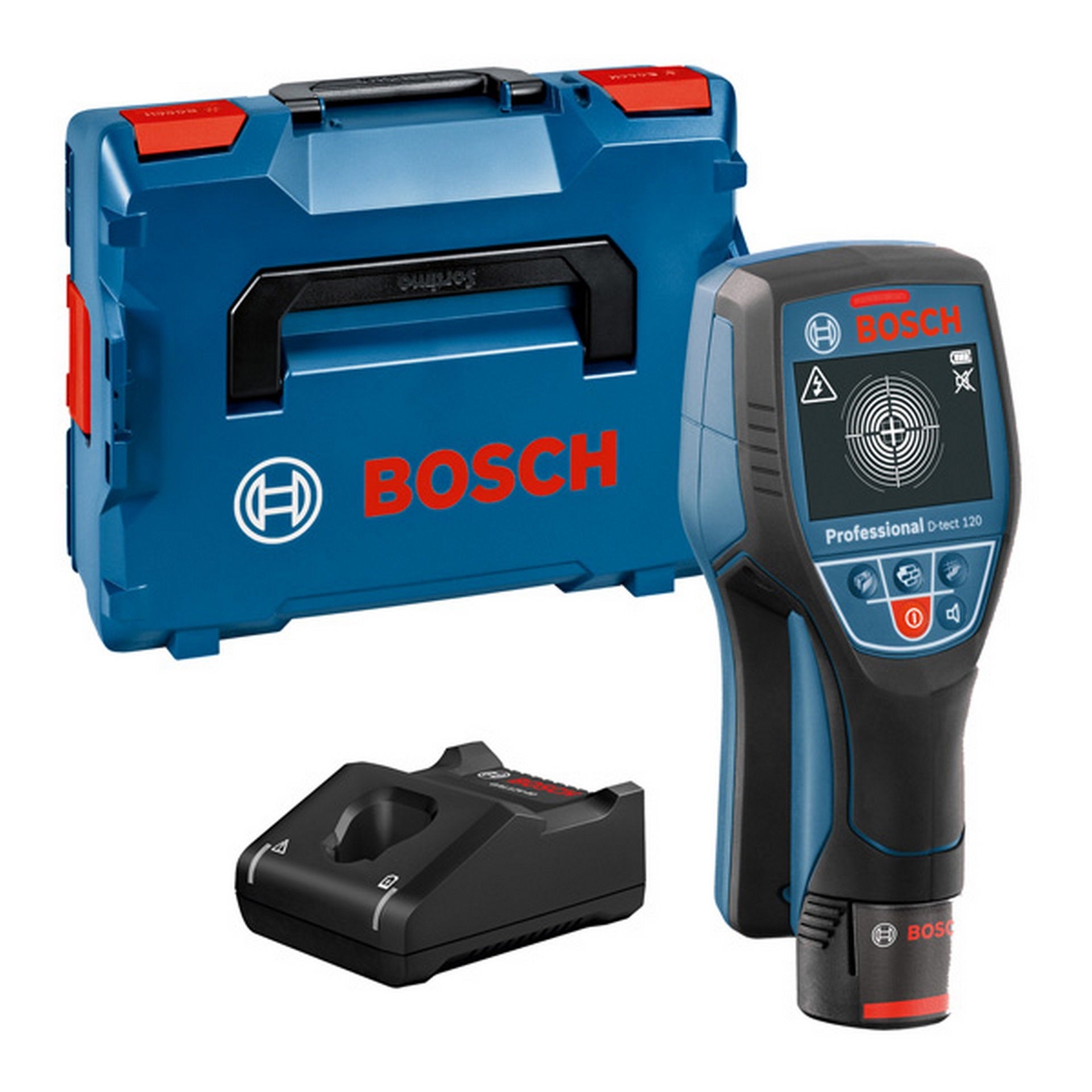 Bosch Ortungsgerät Wallscanner D-tect 120, 1 x Akku GBA 12V 2.0Ah in L-BOXX #0601081301