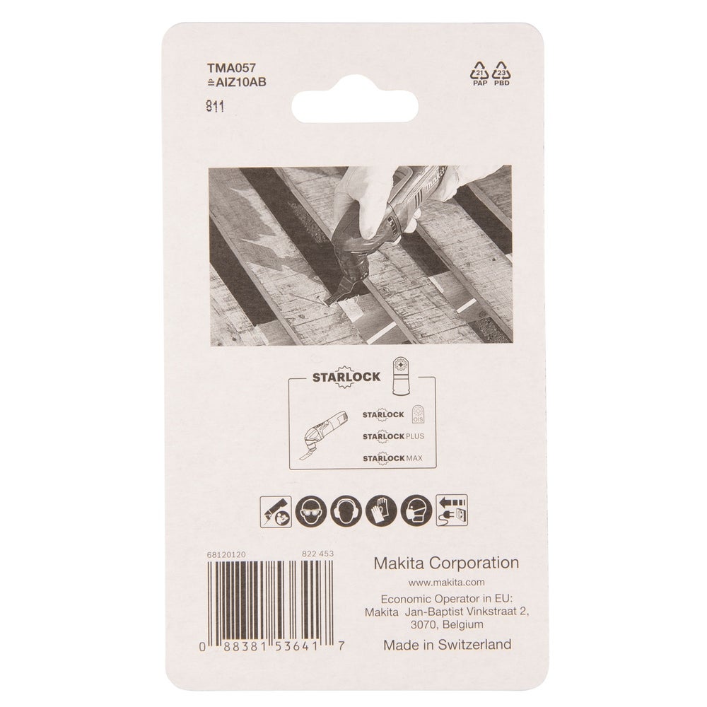 Makita Eintauchsägeblatt BiM, 10 mm, TMA057 #B-64917