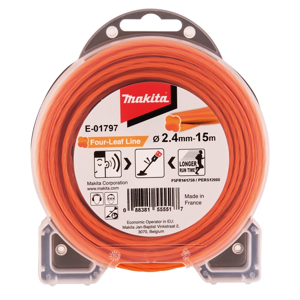 Makita Mähfaden, Lärmarm (Kleeblatt-Querschnitt) #E-01797