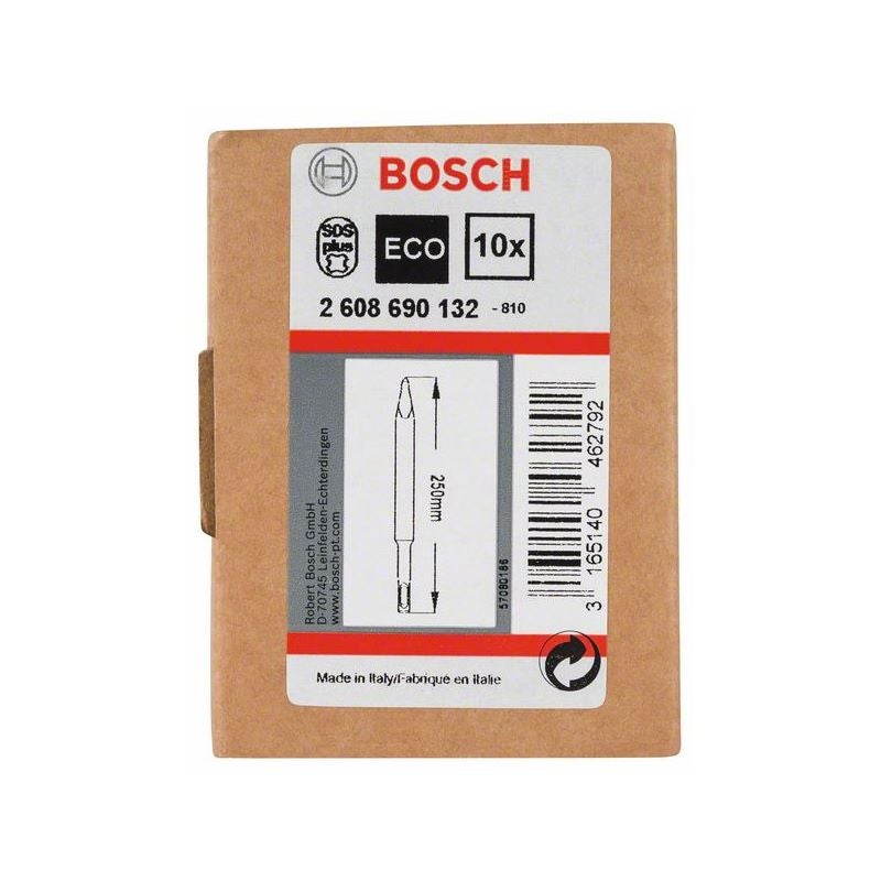 Bosch PRO SDS plus-4C Spitzmeißel-Set, 250 mm, 10-tlg. #2608690132