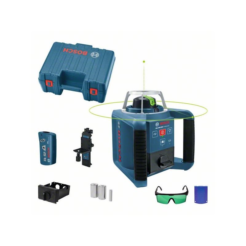 Bosch Rotationslaser GRL 300 HVG, 2 x Batterie LR20 1,5V im Handwerkerkoffer #0601061700