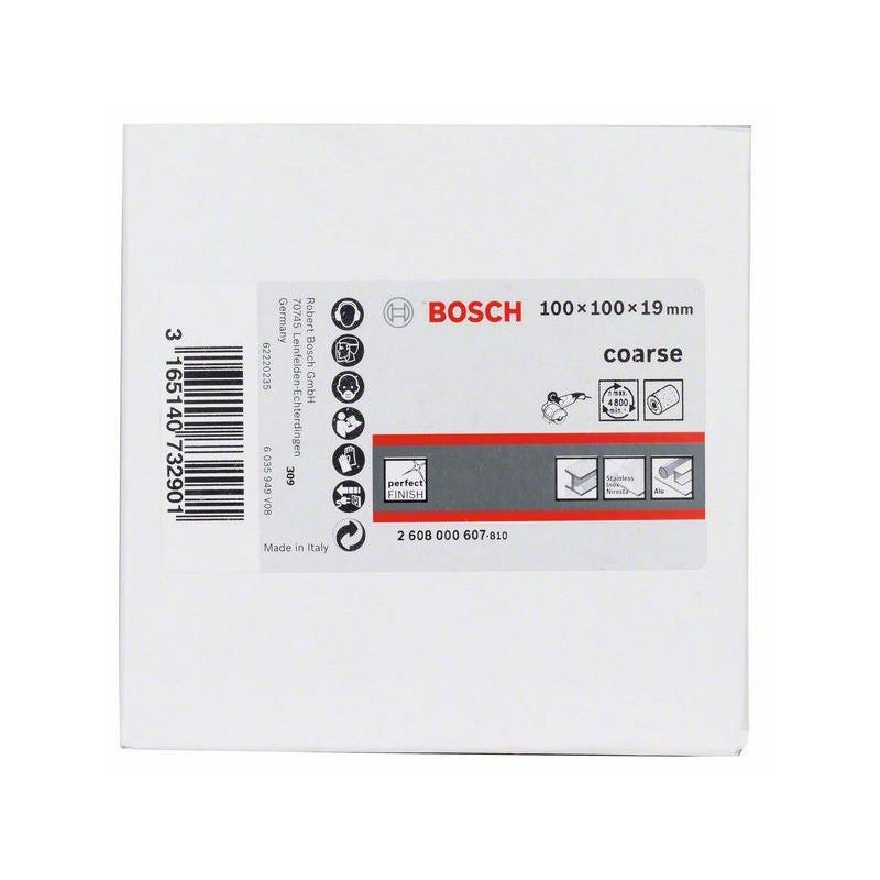 Bosch Vliesschleifwalze für Satinierer, 19 mm, grob, 100 mm #2608000607