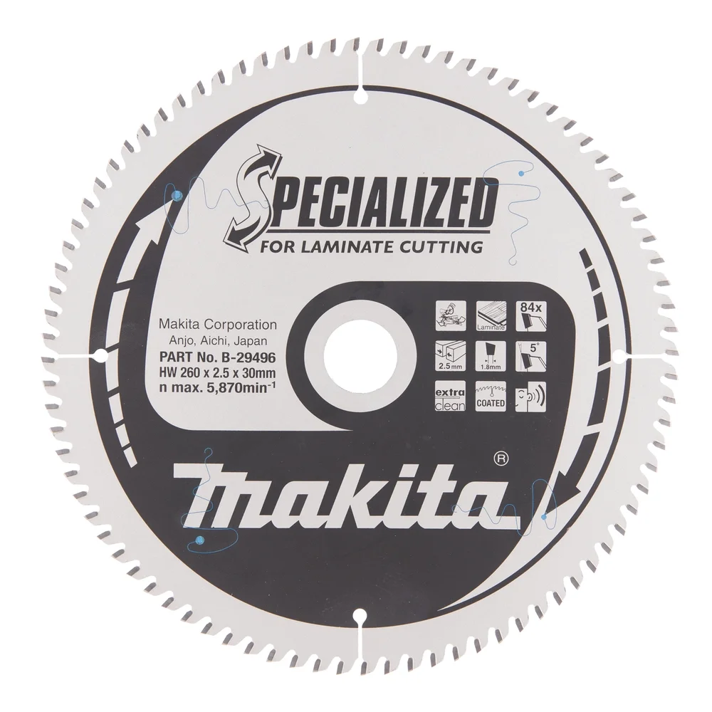 Makita Kreissägeblatt, 260 x 30 mm, 84 Zähne #B-29496