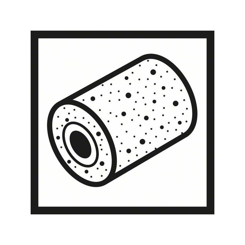 Bosch Lamellenschleifwalze mit Vlies, 19 mm, grob, 100 mm #2608000602