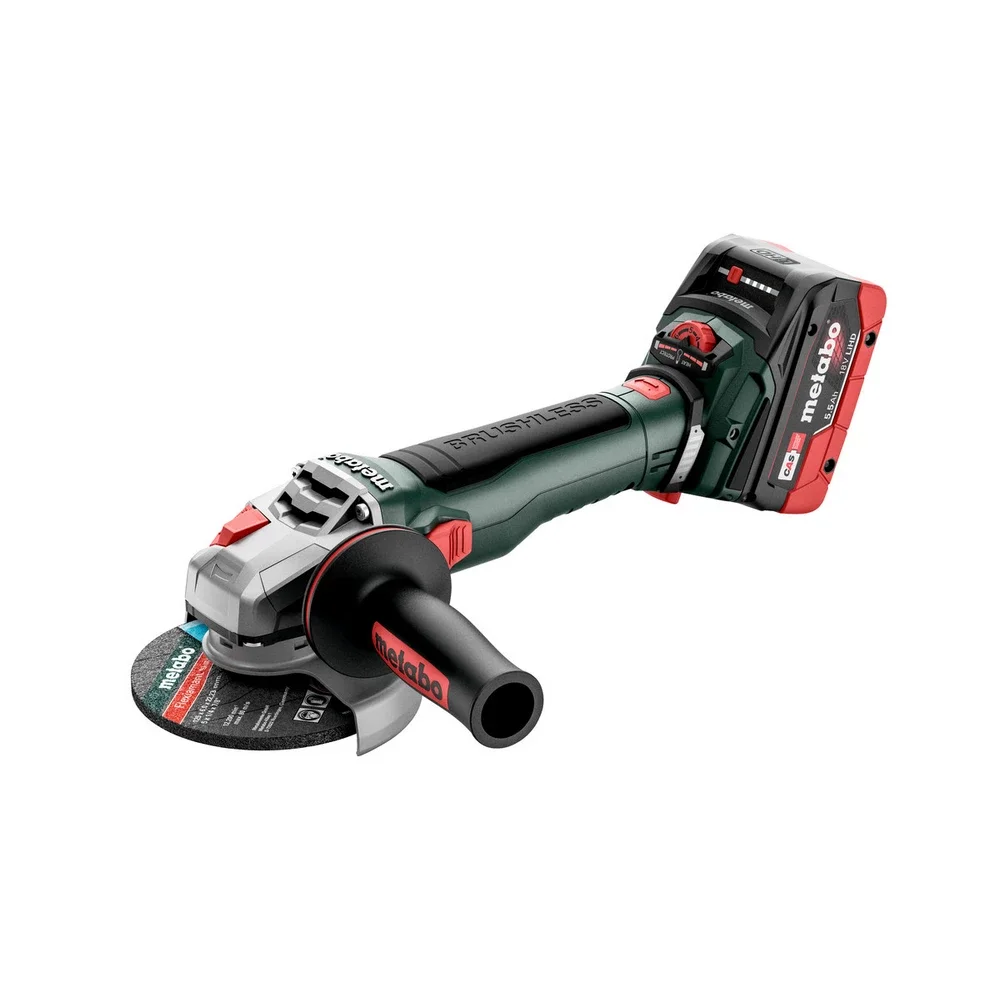 Metabo Akku-Winkelschleifer WVB 18 LT BL 11-125 Quick #613057660 metaBOX 165 L