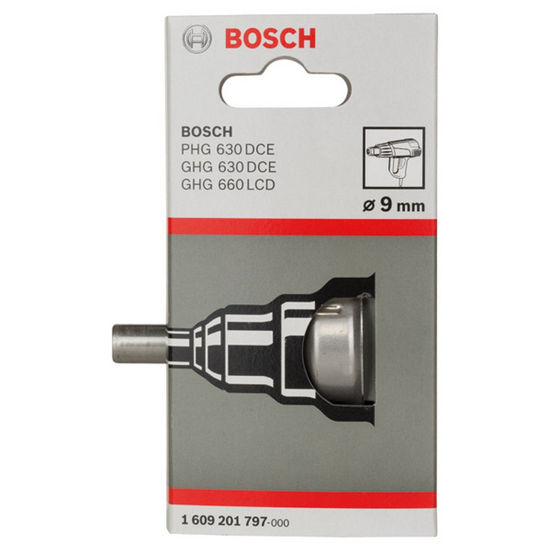 Bosch Reduzierdüse für Bosch-Heißluftgebläse, 9 mm #1609201797