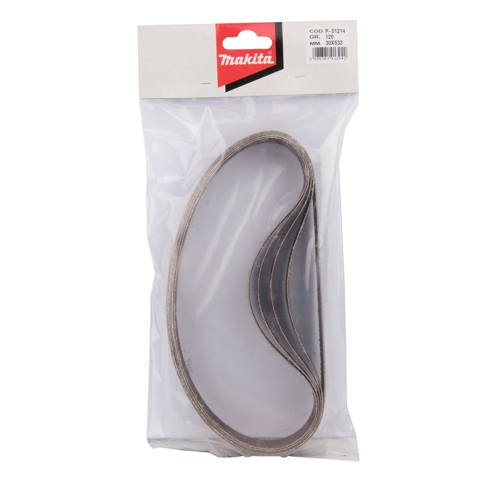 Makita Schleifband Glas 30 x 533 mm, K120, 5 Stk. #P-01214