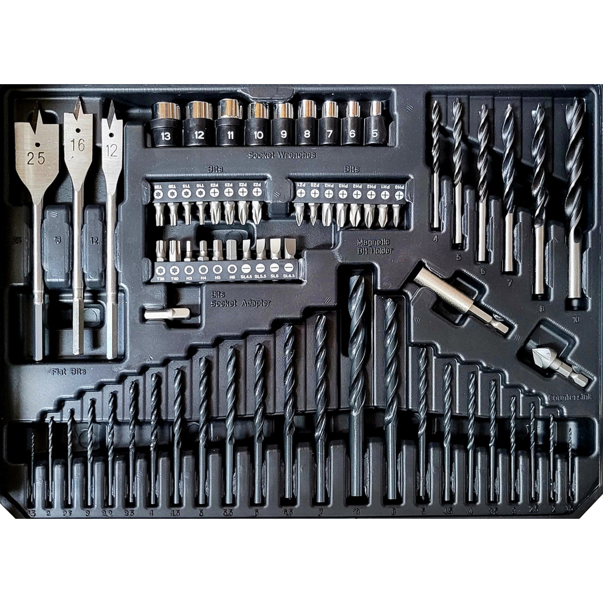 Makita Bohrer- und Bitset 102-teilig #E-24929