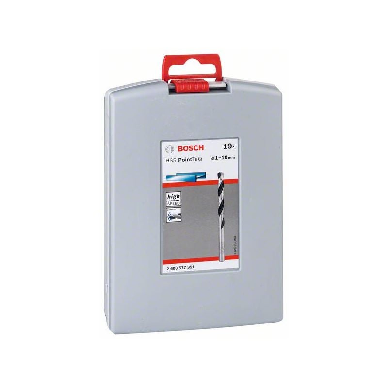 Bosch HSS-Spiralbohrer-Set PointTeQ, 19-tlg., ProBox, 1-10 mm #2608577351