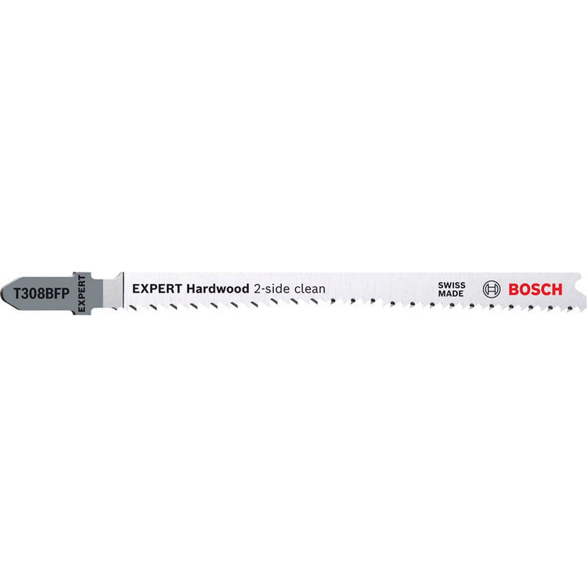 Bosch EXPERT Hardwood 2-side clean T308BFP Stichsägeblatt, 3-tlg. #2608900547