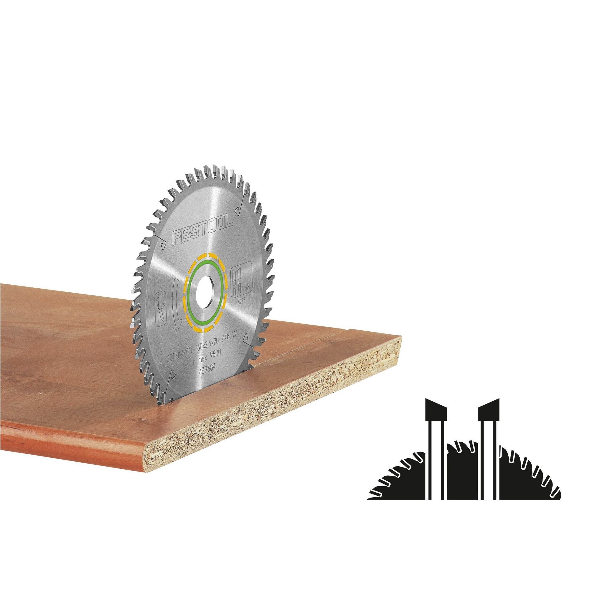 Festool Kreissägeblatt WOOD FINE CUT HW 210x2,4x30 W52 #493199