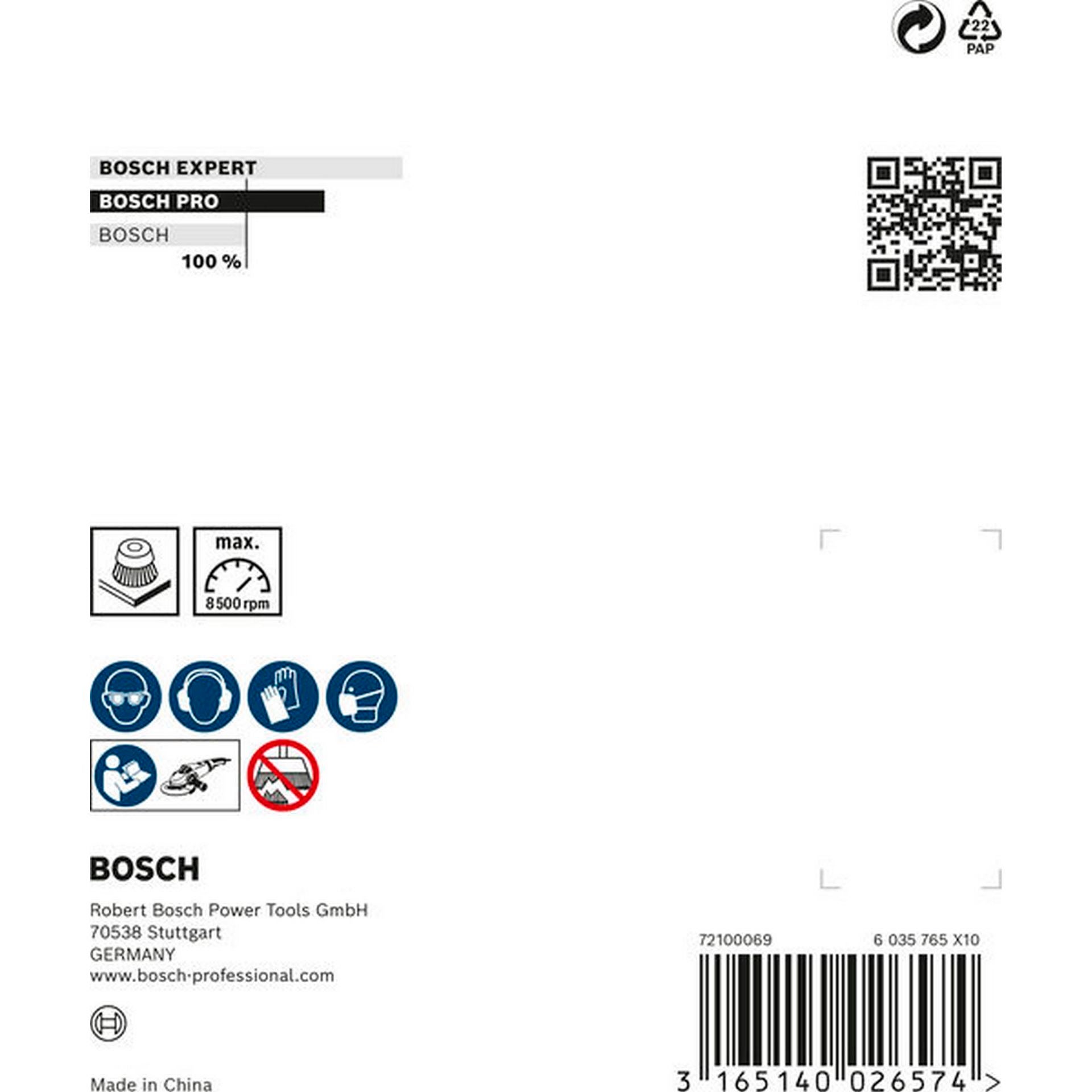 Bosch PRO Metal heavy Topfbürste, 100 x 0,8 mm, Gewinde #1608614002