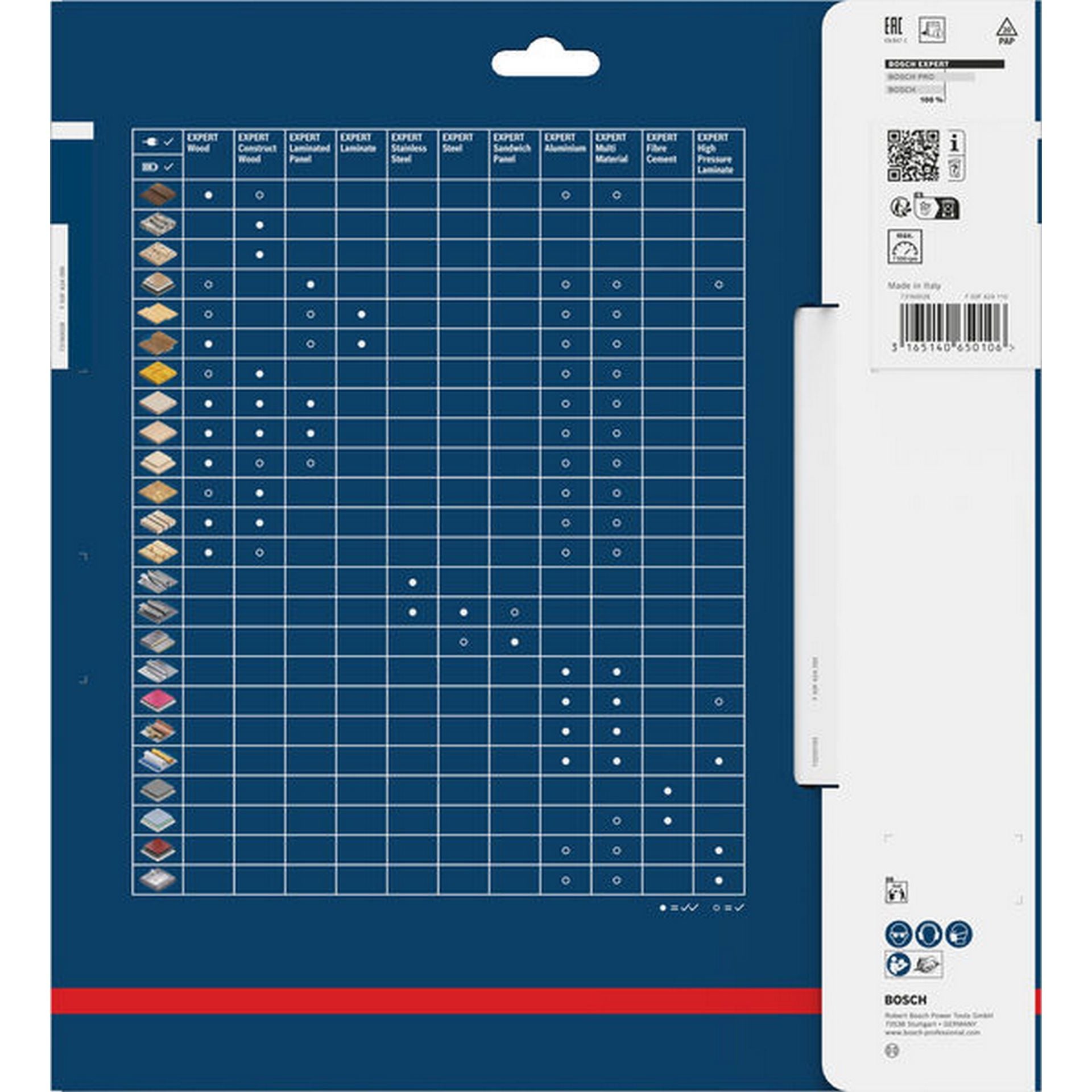Bosch EXPERT Multi Material Kreissägeblatt, 254x2,4/1,8x30 mm, Z80 #2608642528
