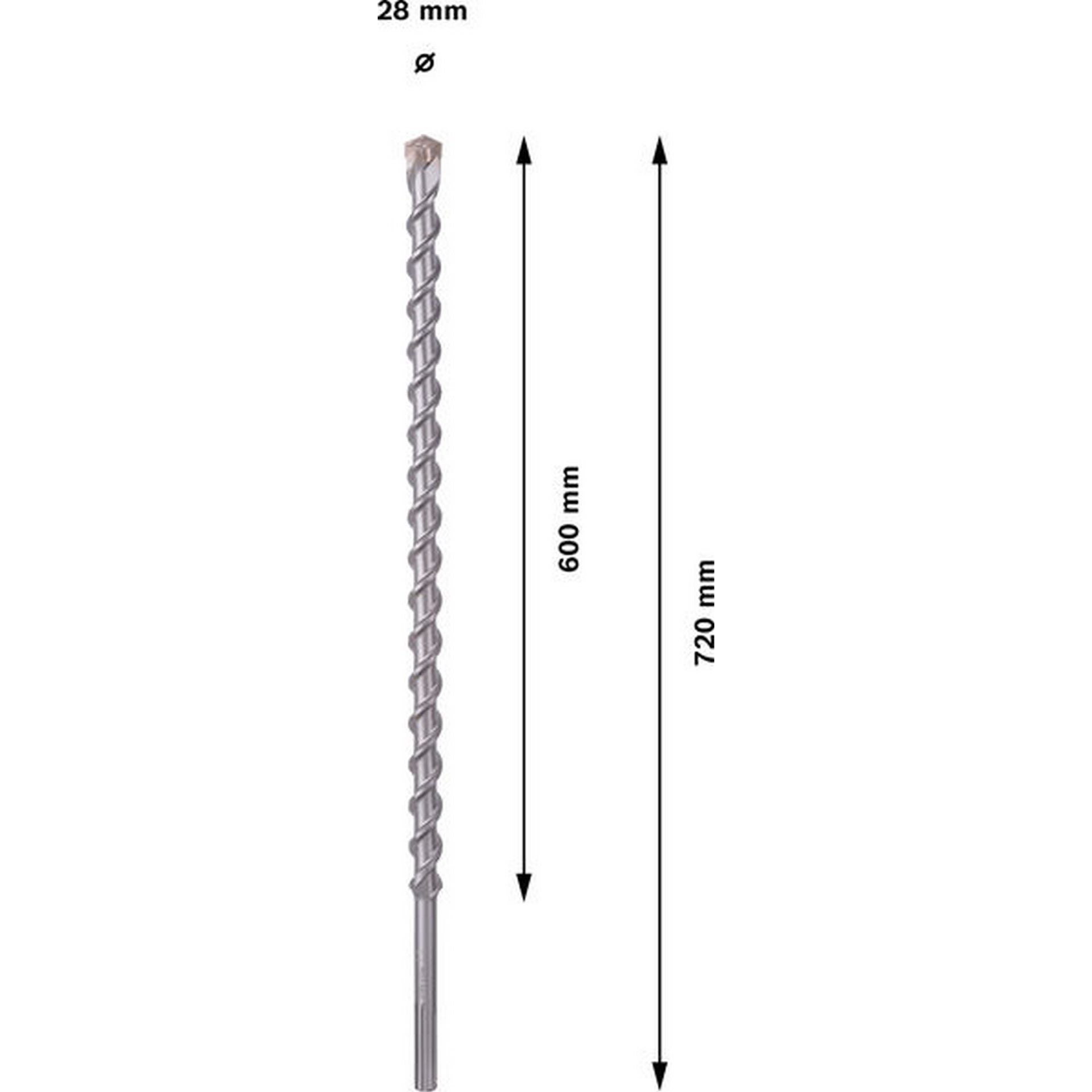 Bosch PRO SDS max-9 Natural Stone Bohrer, 28 x 600 x 720 mm #1618596503