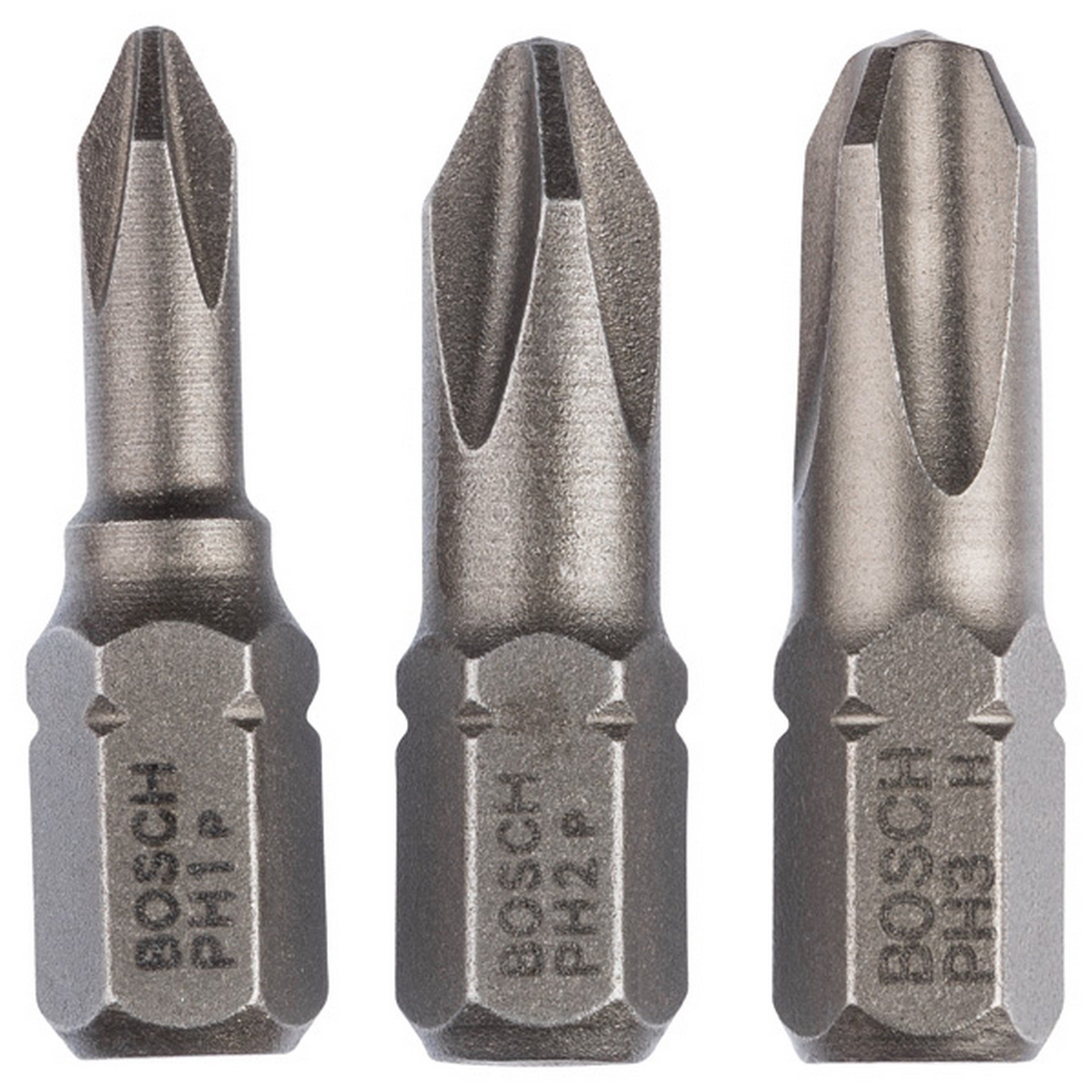 Bosch Schrauberbit-Set, Extra Hard, 3-tlg., PH1, PH2, PH3, 25 mm #2607001752