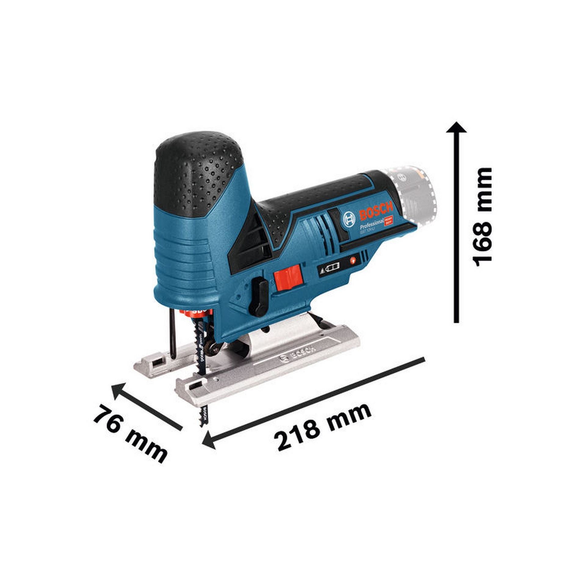 Bosch Akku-Stichsäge GST 12V-70, 2 x Akku GBA 12V 3.0Ah in L-BOXX #06015A1005