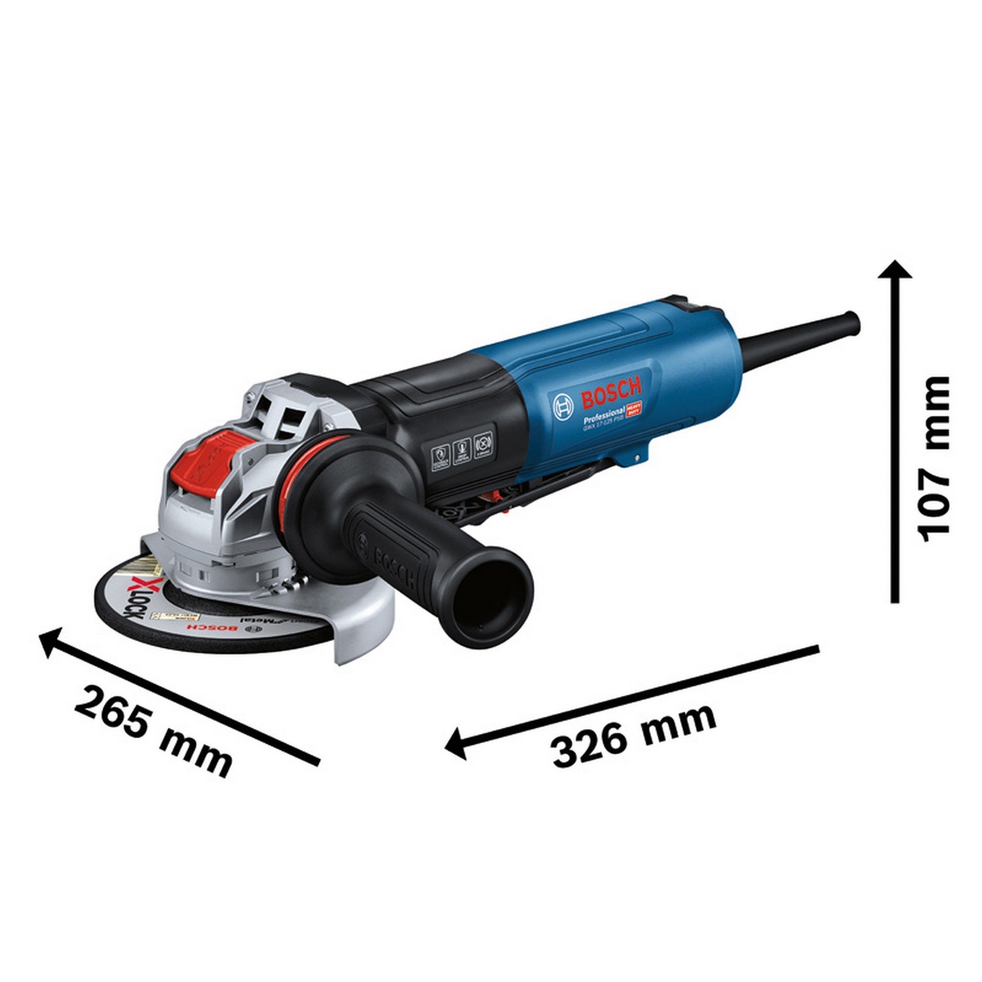 Bosch Winkelschleifer mit X-LOCK GWX 17-125 PSB #06017D3700
