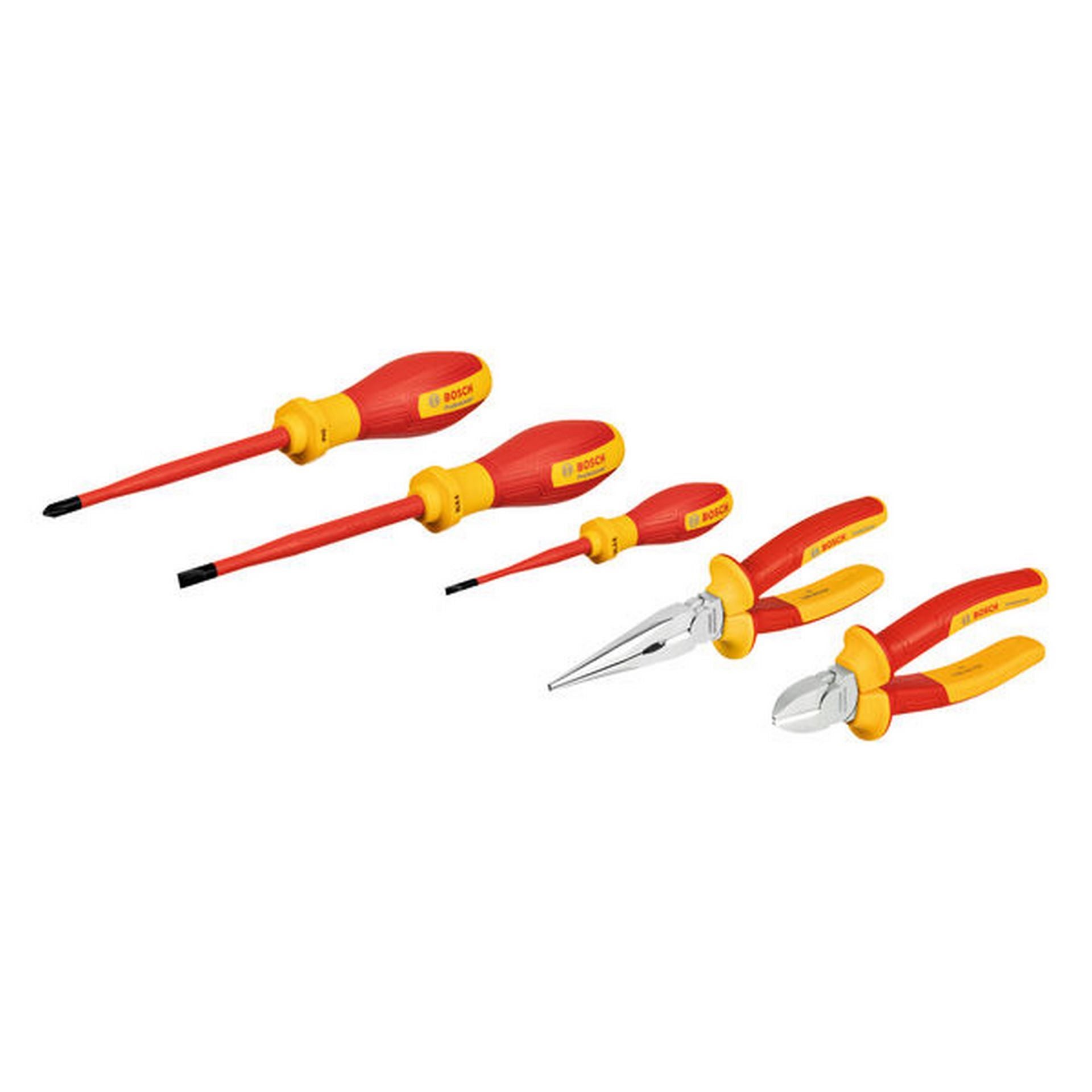 Bosch VDE Set mit verschiedenen Handwerkzeugen, 5-teilig #1600A02NG2