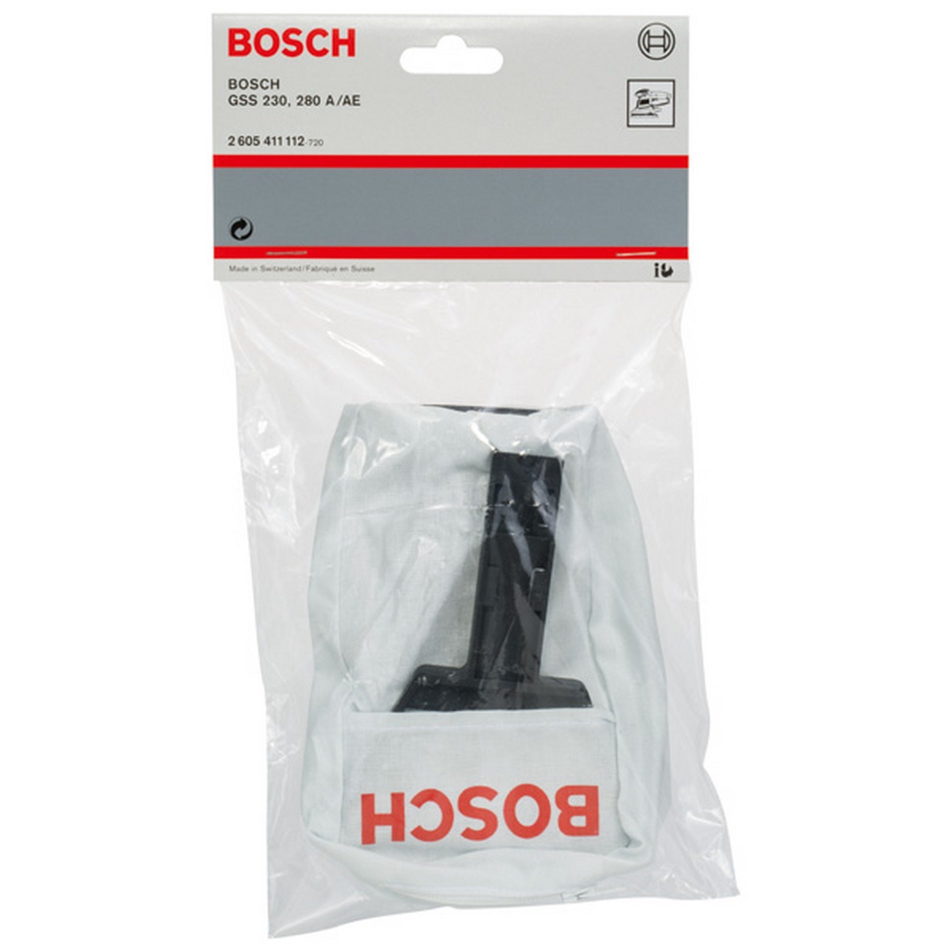 Bosch Staubbeutel für Schwingschleifer, Gewebe, passend zu GSS 230 A, GSS 280 A #2605411112