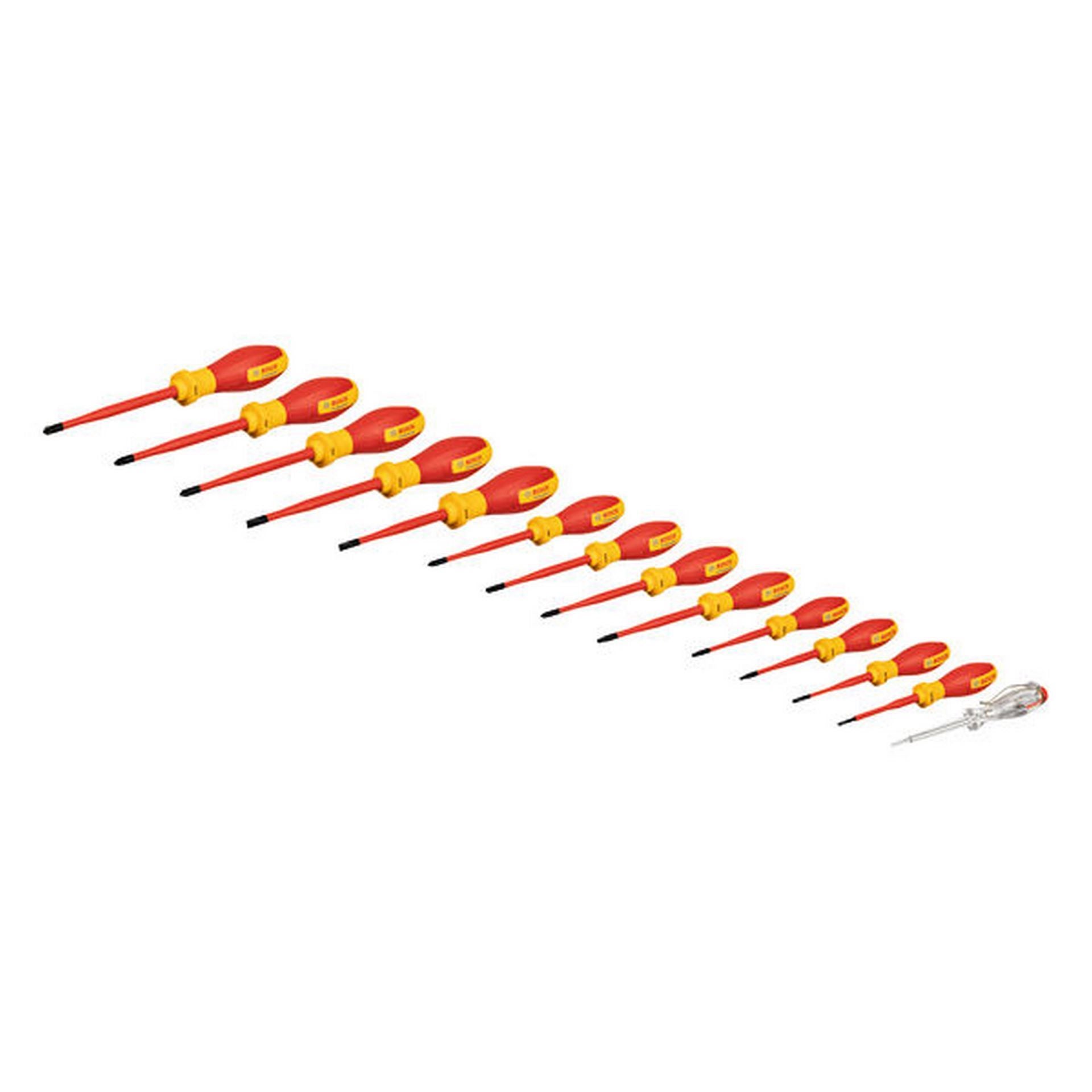 Bosch VDE Set mit verschiedenen Schraubendrehern, 14-teilig #1600A02NF9