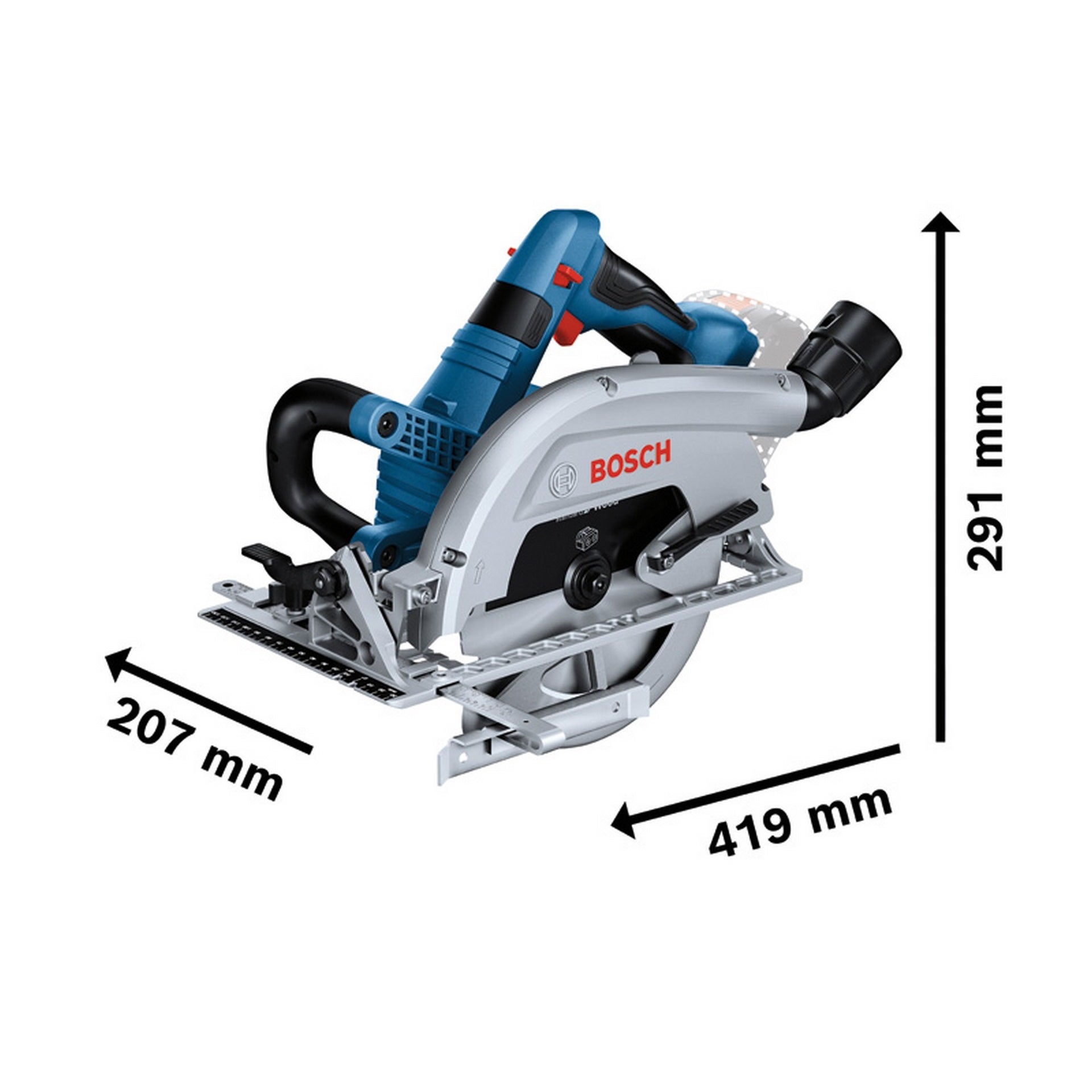 Bosch Akku-Kreissäge GKS 18V-70 L, 2 x Akku ProCORE18V 5.5Ah in L-BOXX #06016B9002