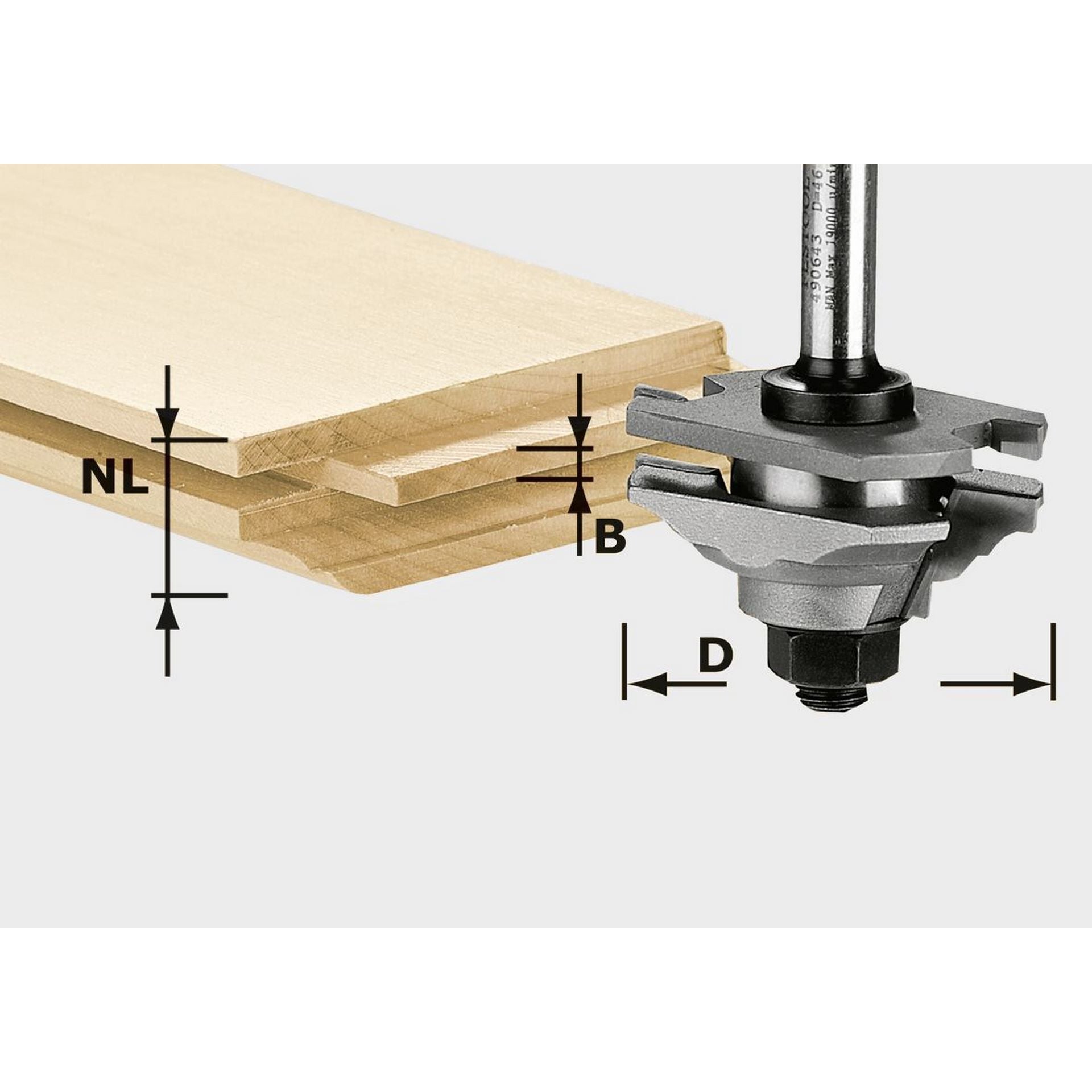Festool Profil-Federfräser HW S8 D46 x D12-FD #490643