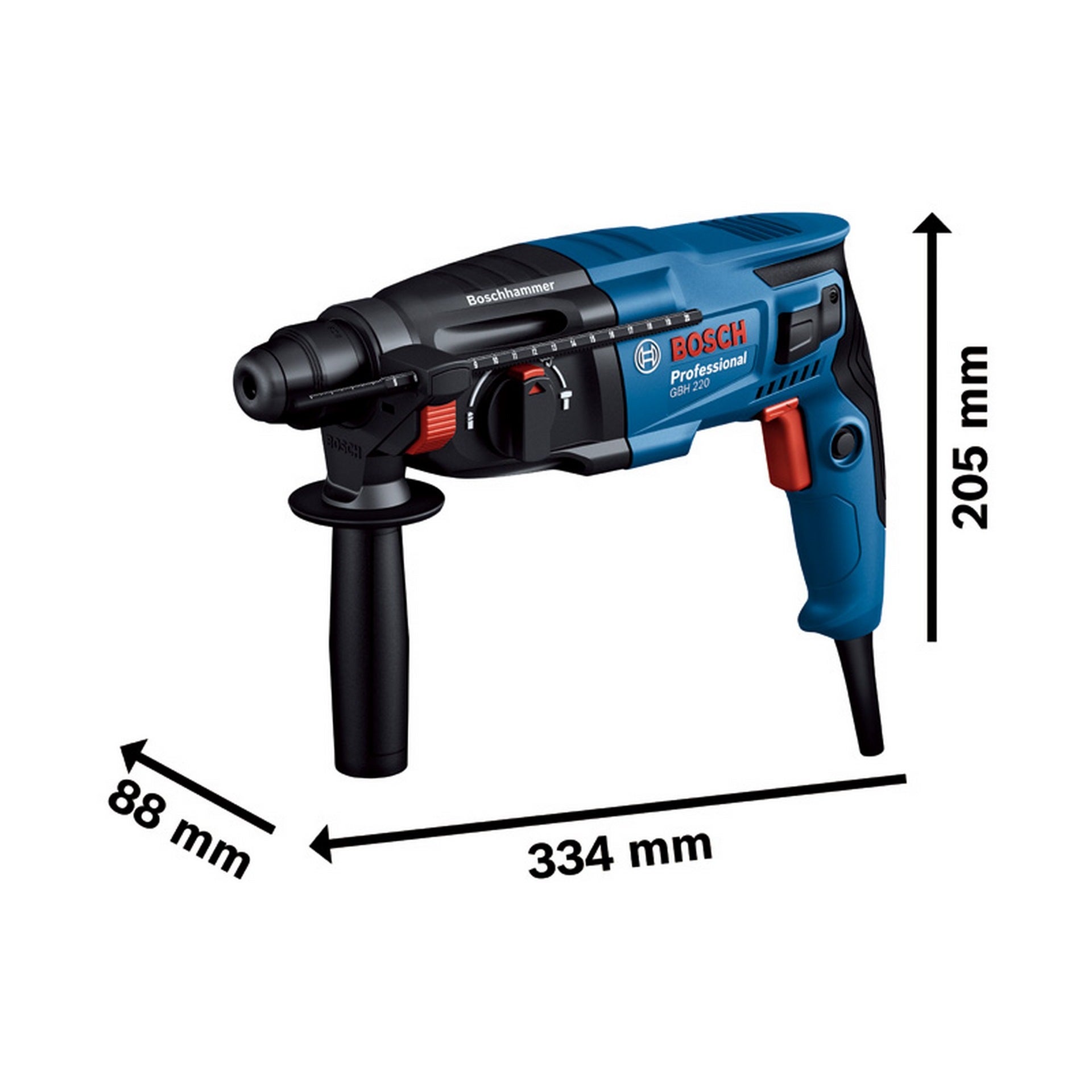 Bosch Bohrhammer mit SDS plus GBH 2-21 #06112A6000