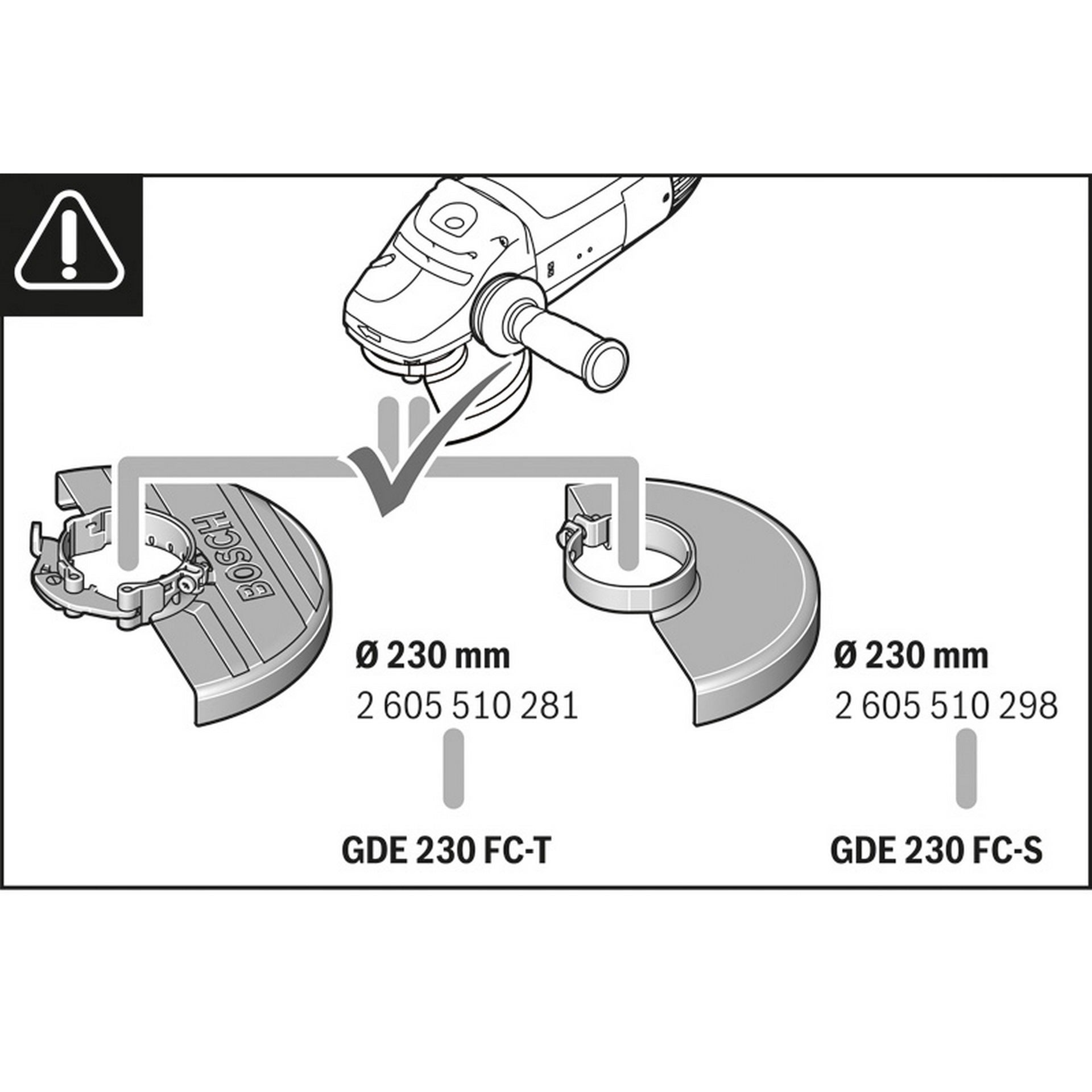 Bosch Absaughaube Full Cover GDE 230 FC-S, Systemzubehör #1600A003DL