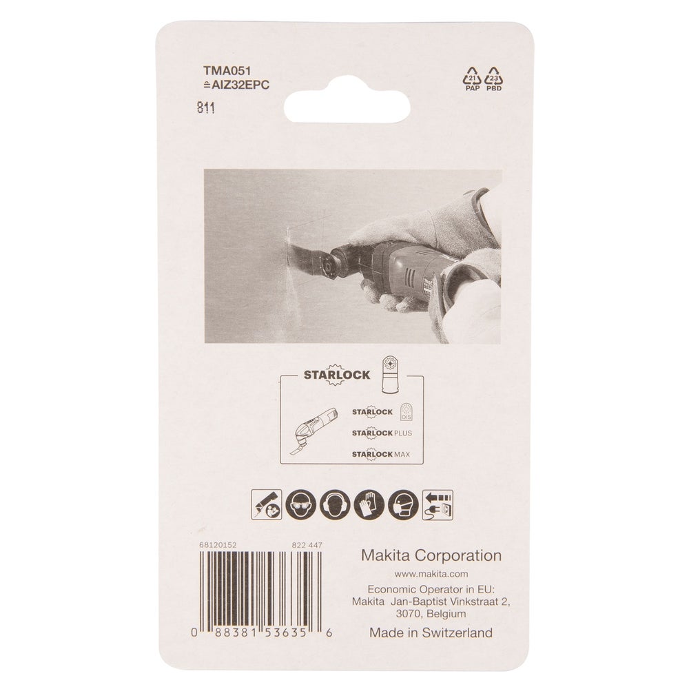 Makita Eintauchsägeblatt HCS, 32 mm, TMA051 #B-64858