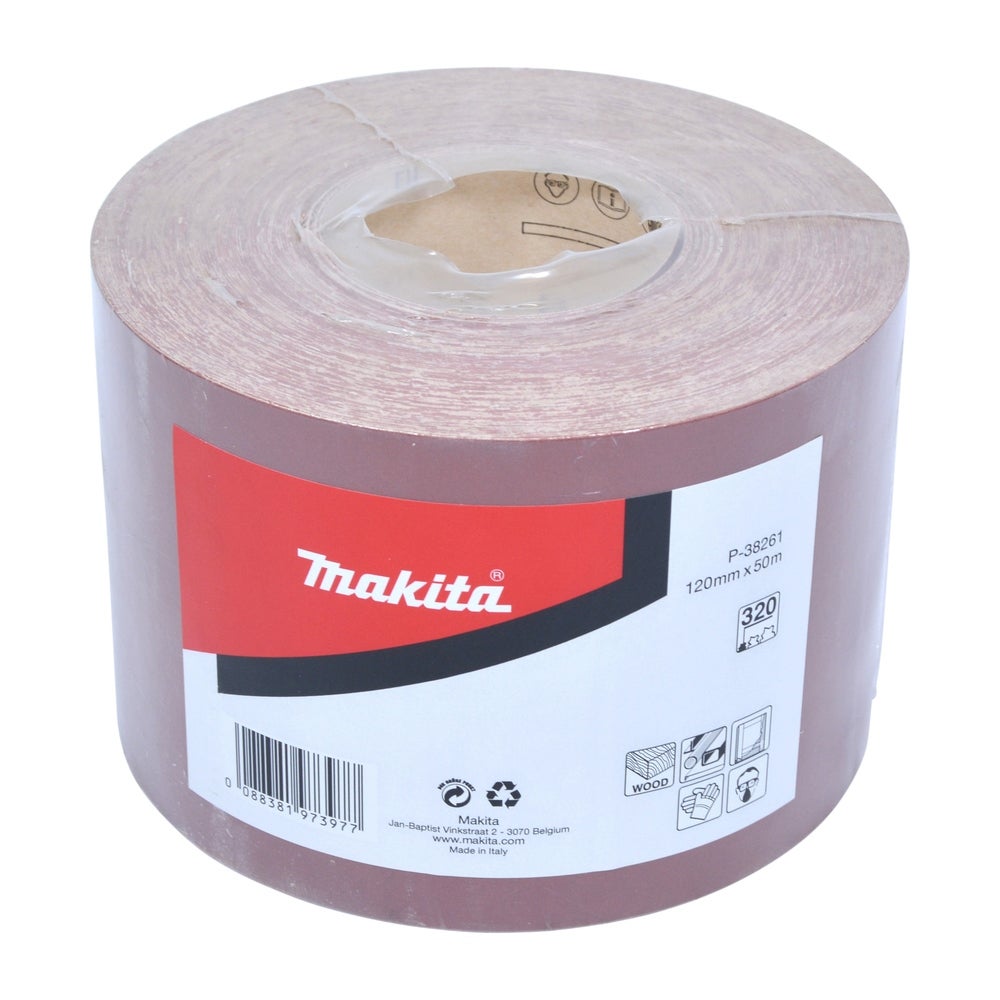 Makita Schleifpapier-Rolle, 120 mm x 50 m, K320 #P-38261