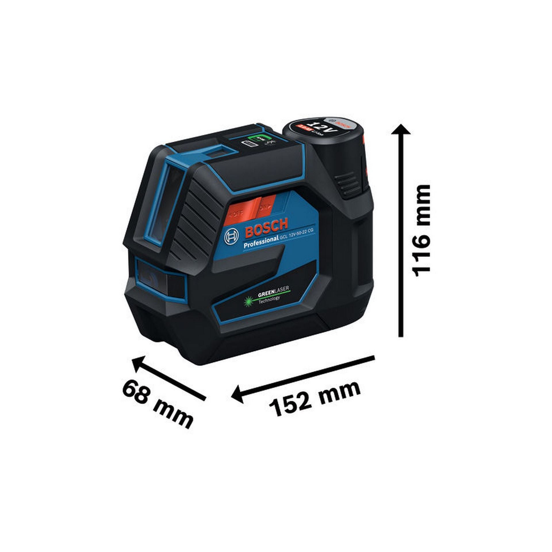Bosch Kombilaser GCL 12V-50-22 CG #0601066S00