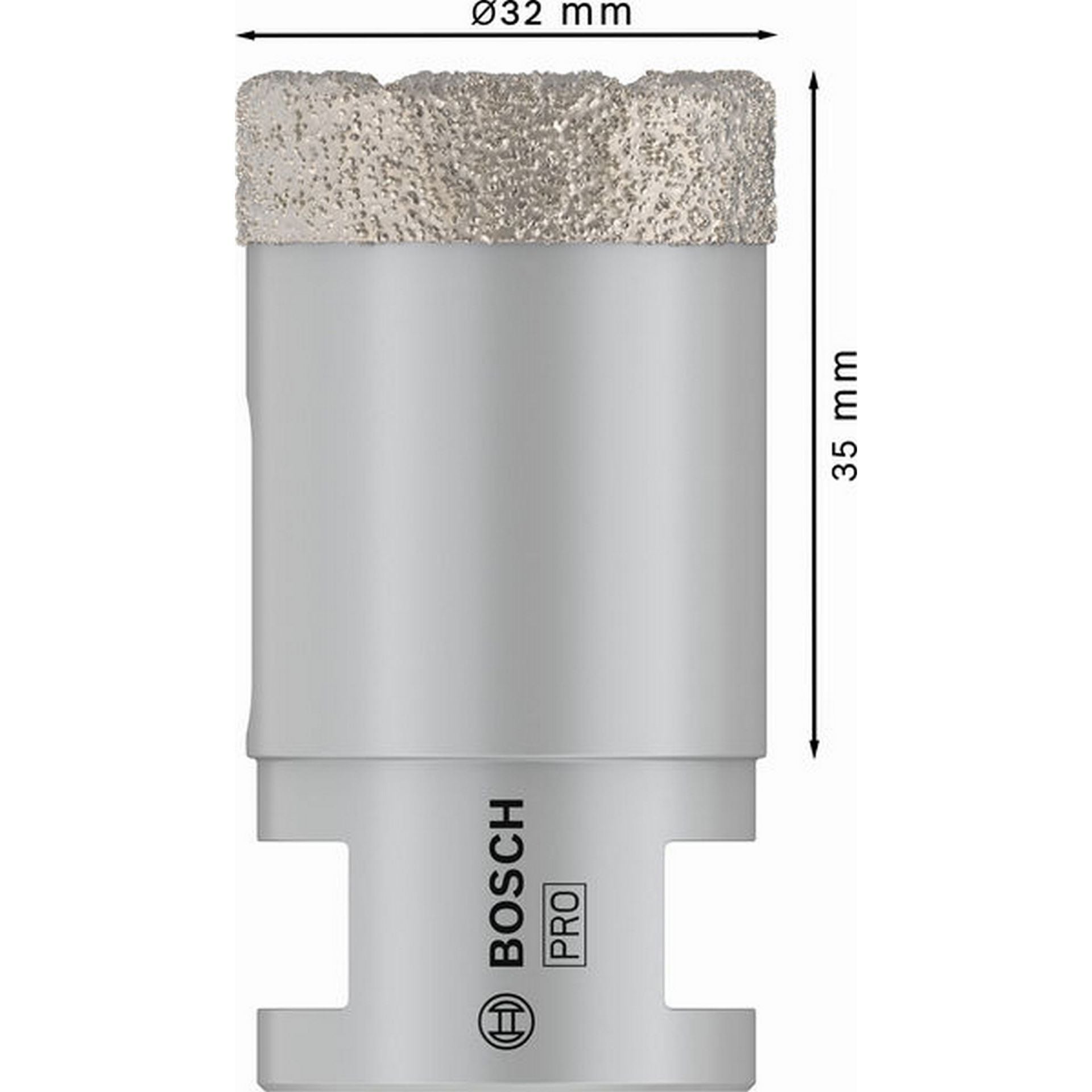 Bosch PRO Ceramic Trockenbohrkrone, 32 x 35 x 14 mm #2608587120