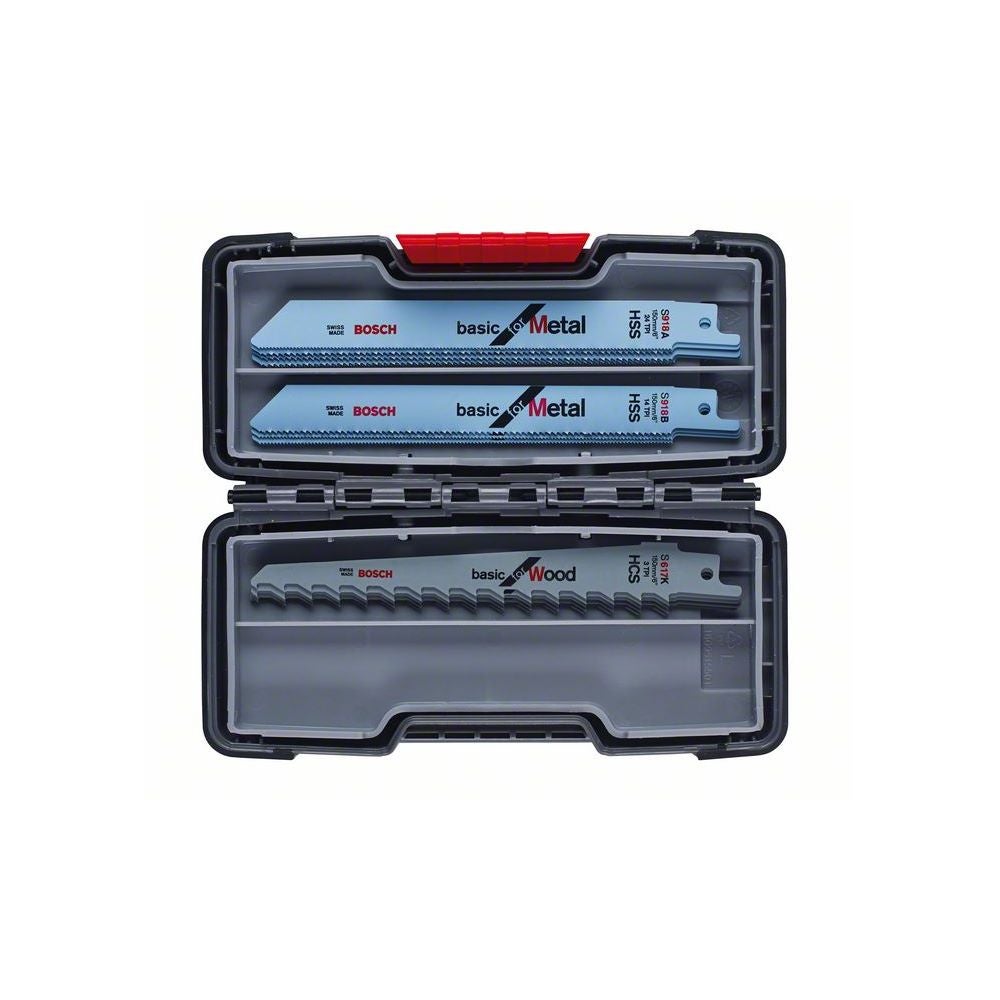 Bosch 15-tlg. Säbelsägeblatt-Set Wood and Metal Basic #2607010901