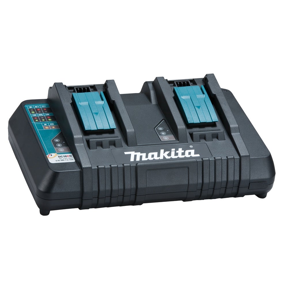 Makita Doppel-Schnellladegerät DC18RD, Li-Ionen, 14,4–18 V LXT 196933-6