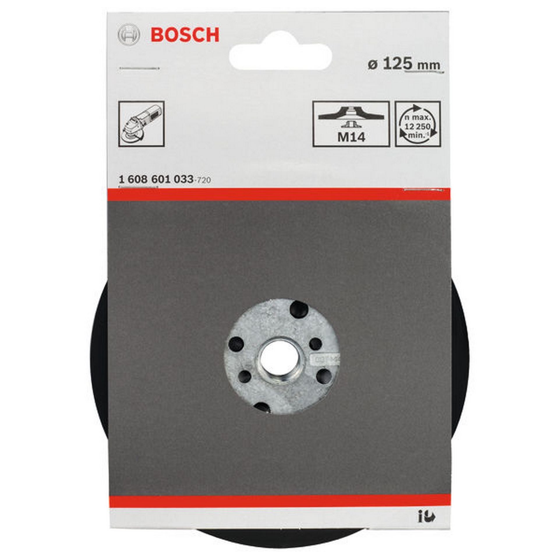 Bosch PRO Stützteller weich, 125 mm, M14 #1608601033