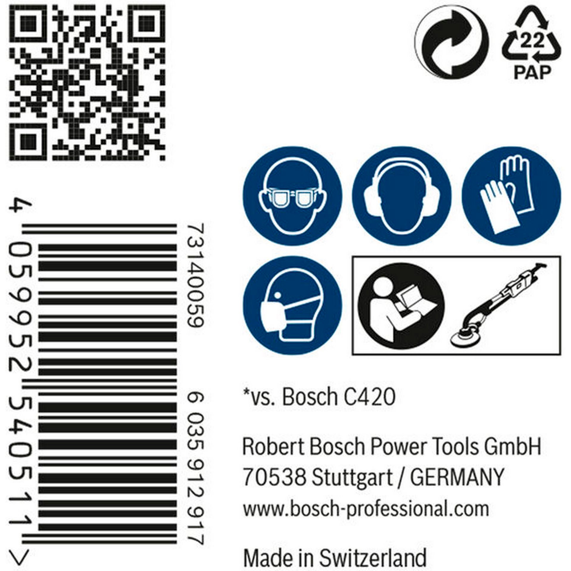 Bosch EXPERT M480 Schleifnetzscheibe, 225mm, K240, 25-tlg. #2608900713