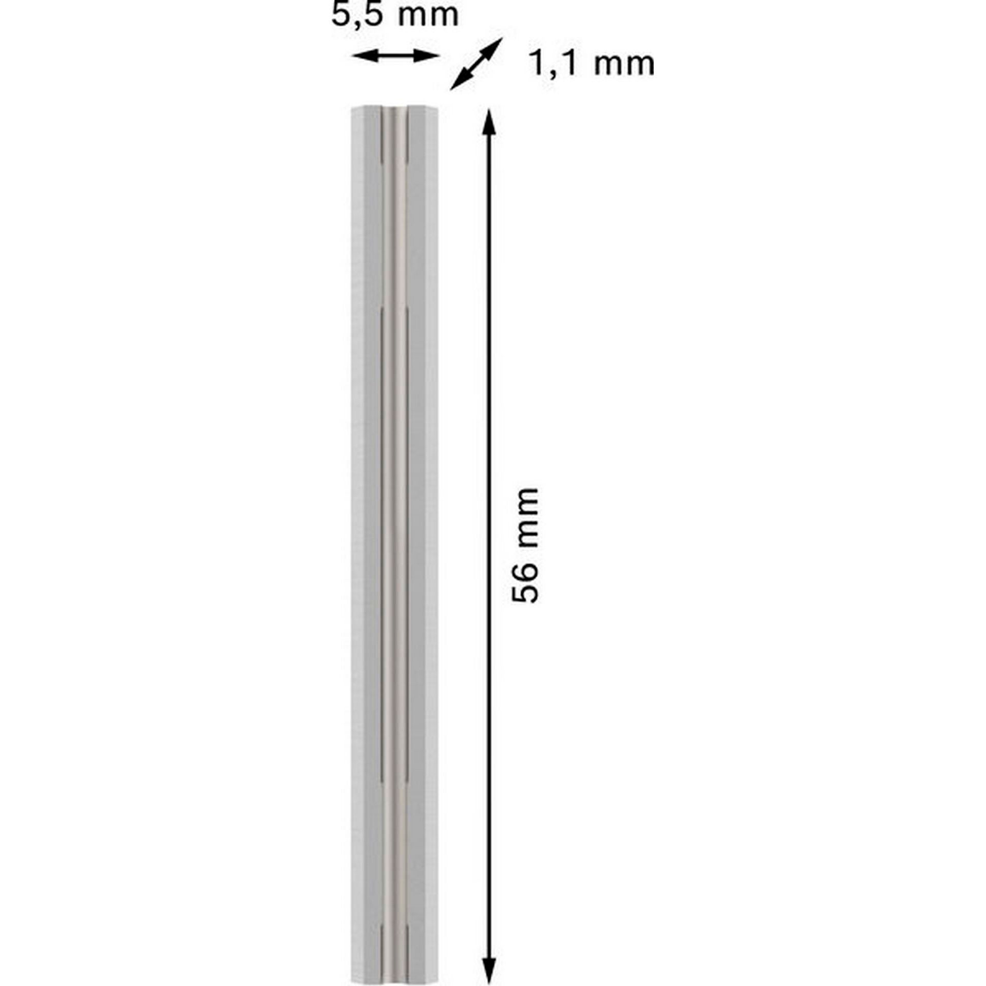 Bosch PRO Hobelmesser, 56 x 5,5 x 1,1 mm, 10 Stk #2608635901